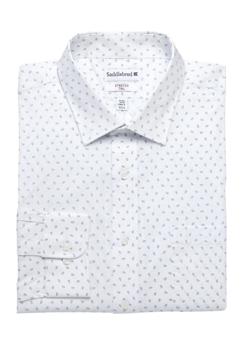 Mens Big Stretch Collar Shirt