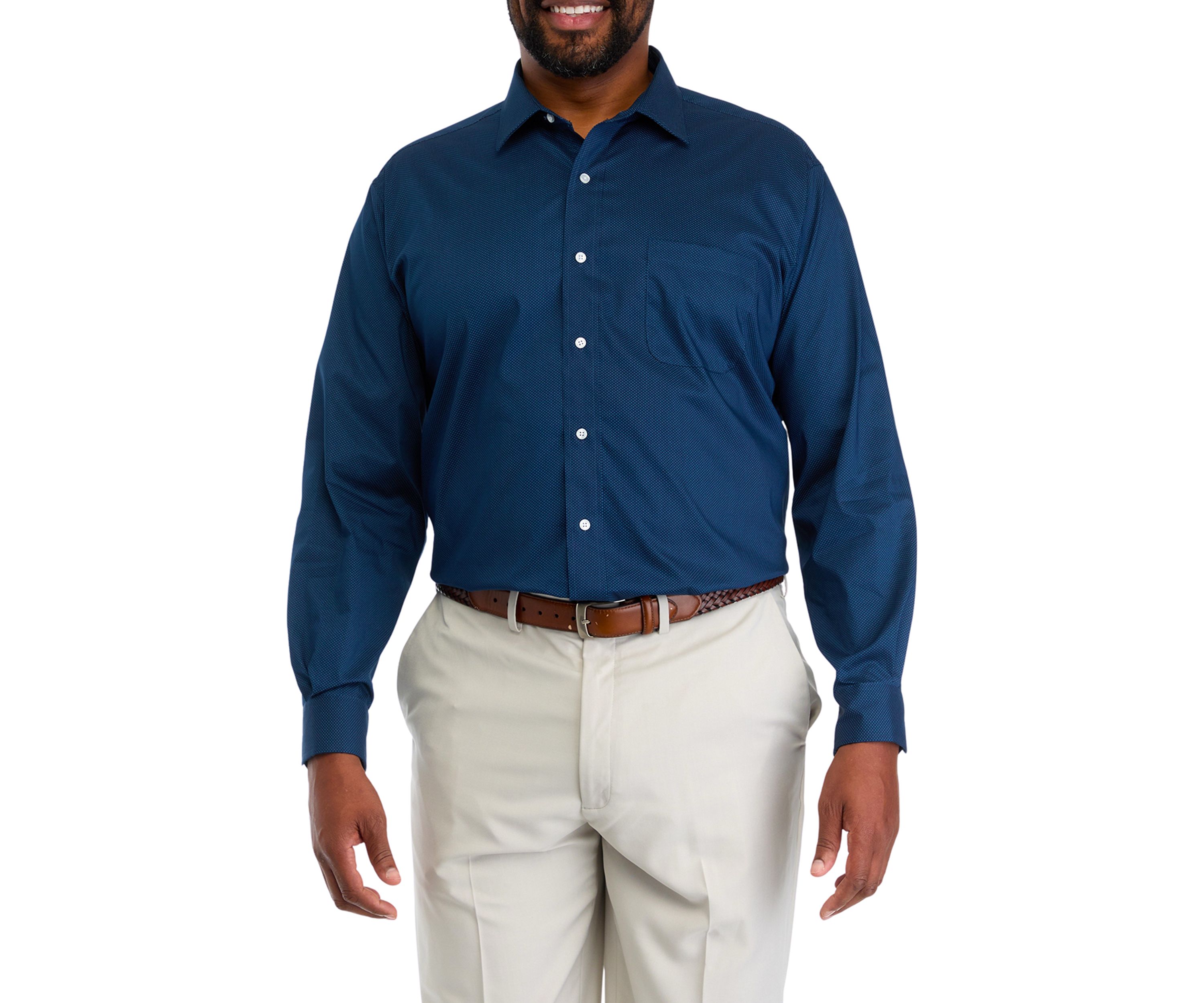 Big & Tall  Fashion Printed Dress Shirt 