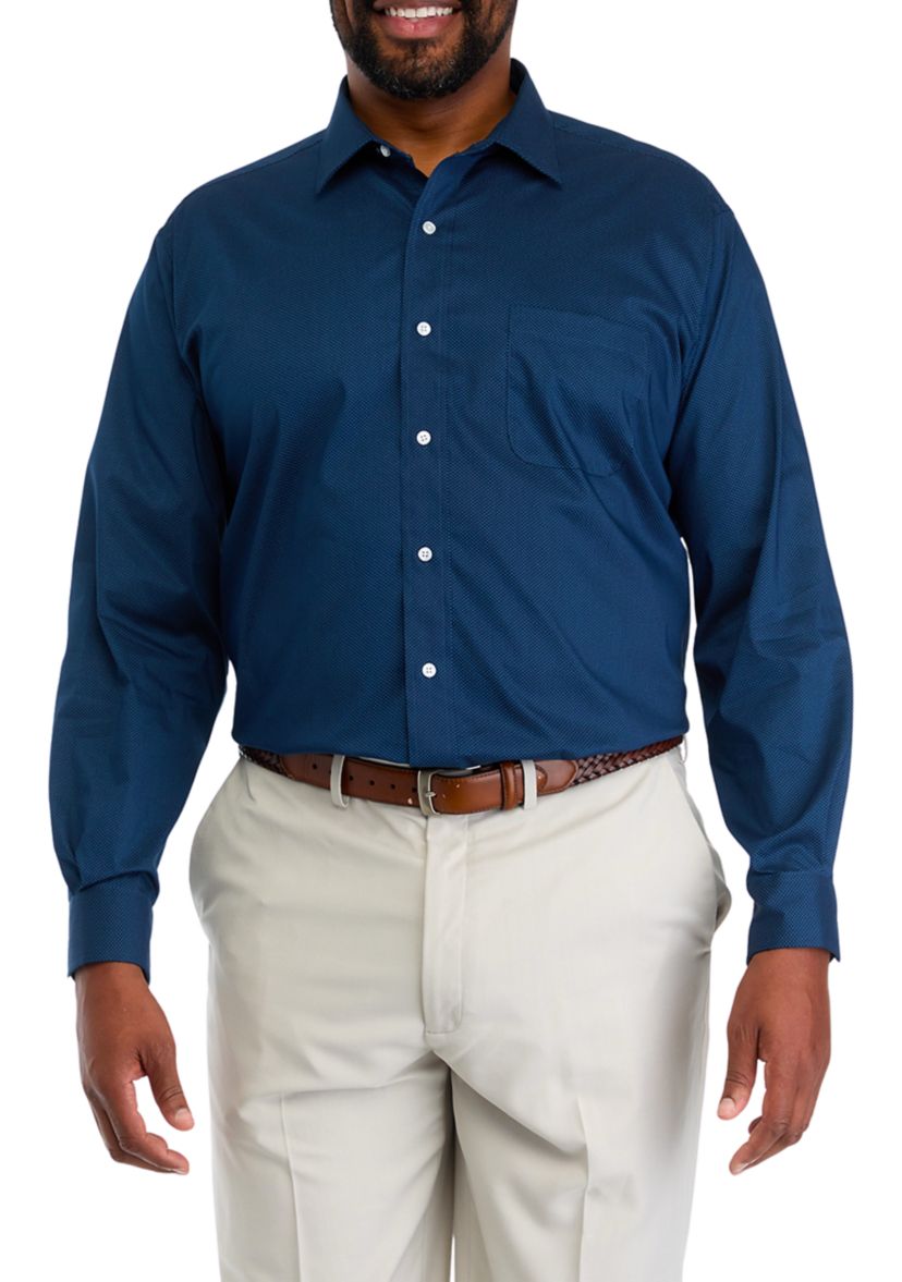 Big & Tall  Fashion Printed Dress Shirt 