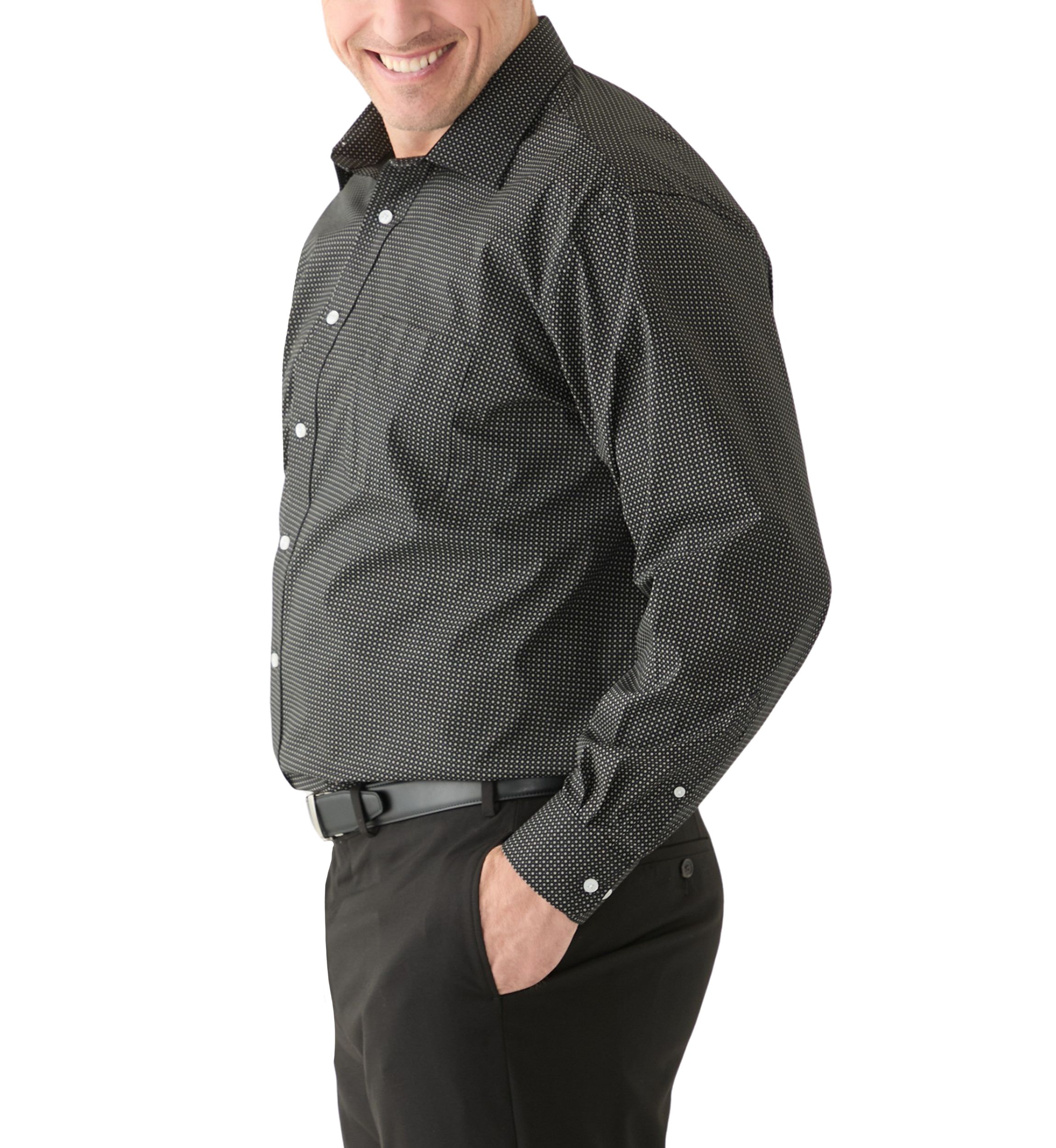 Big & Tall Printed Dress Shirt