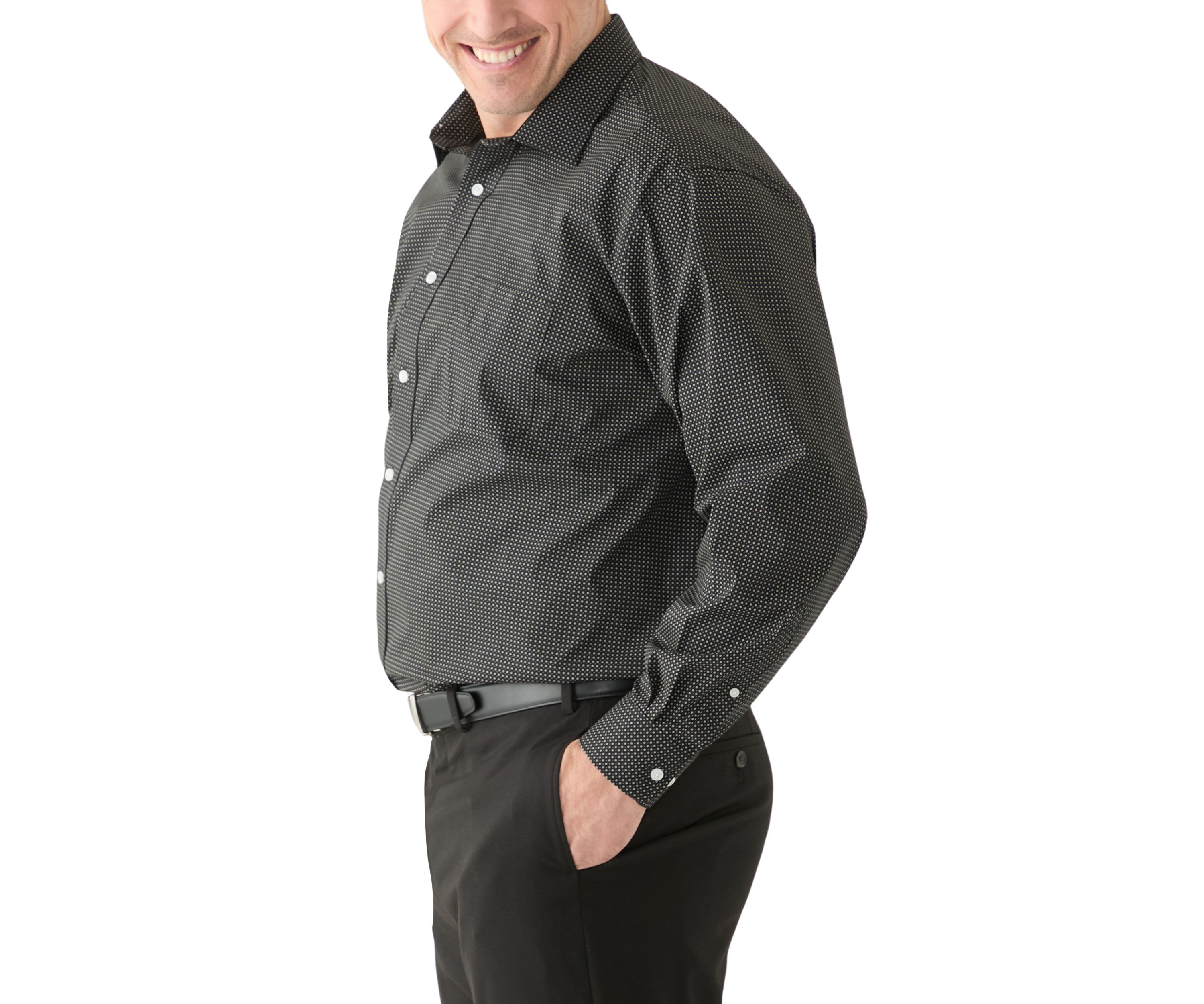 Big & Tall Printed Dress Shirt