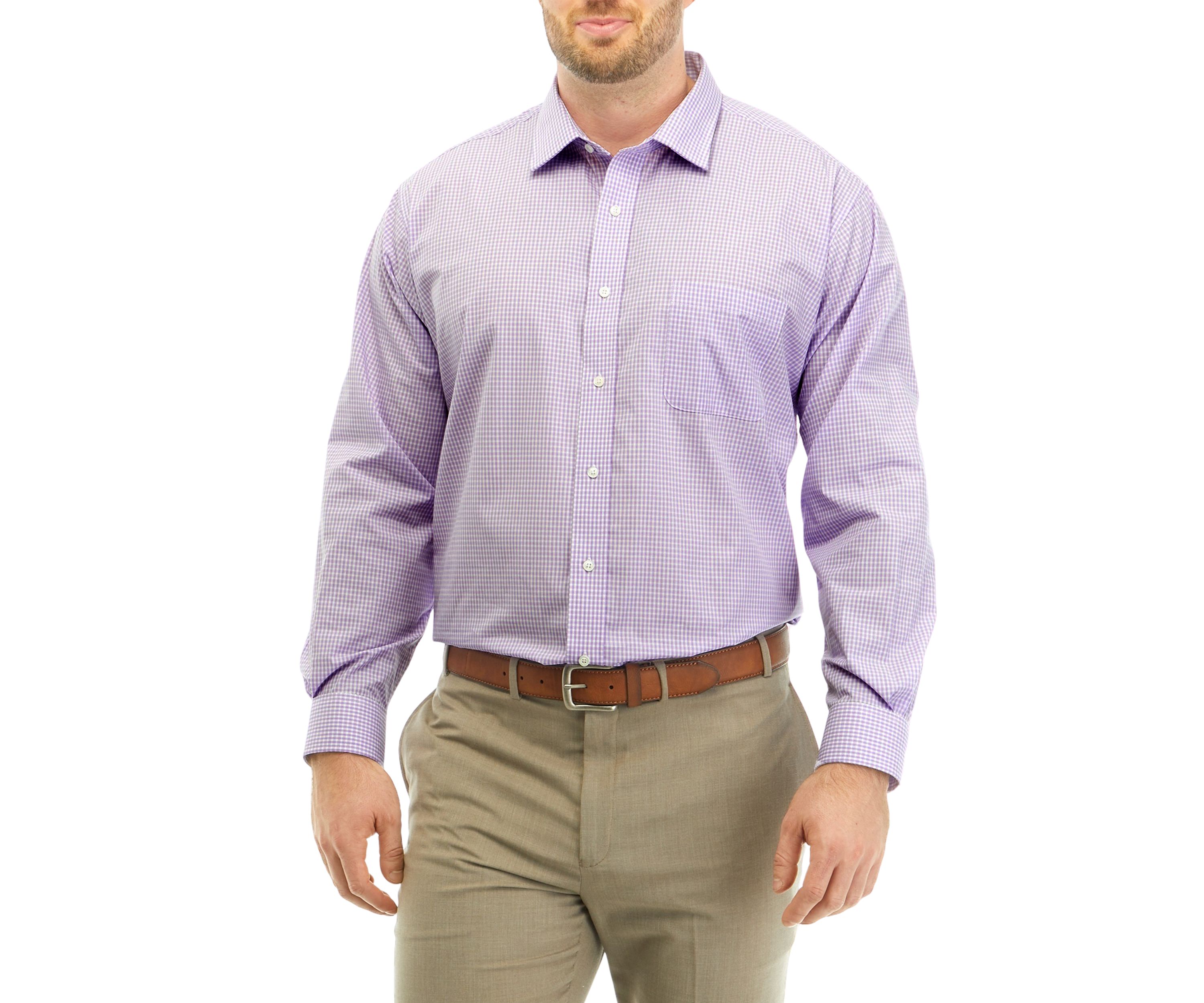 Mens Big Stretch Collar Shirt