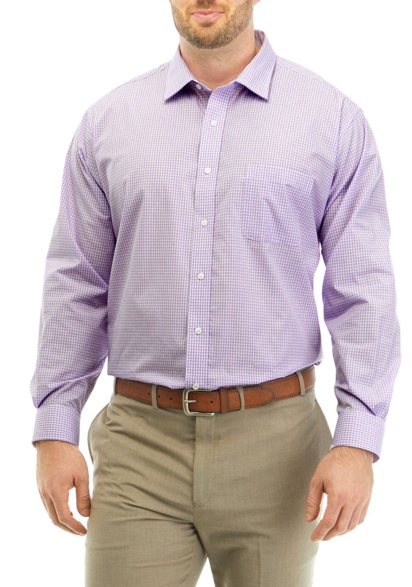Mens Big Stretch Collar Shirt