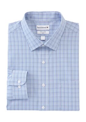 Saddlebred® Men's Big Plaid Stretch Collar Shirt | belk