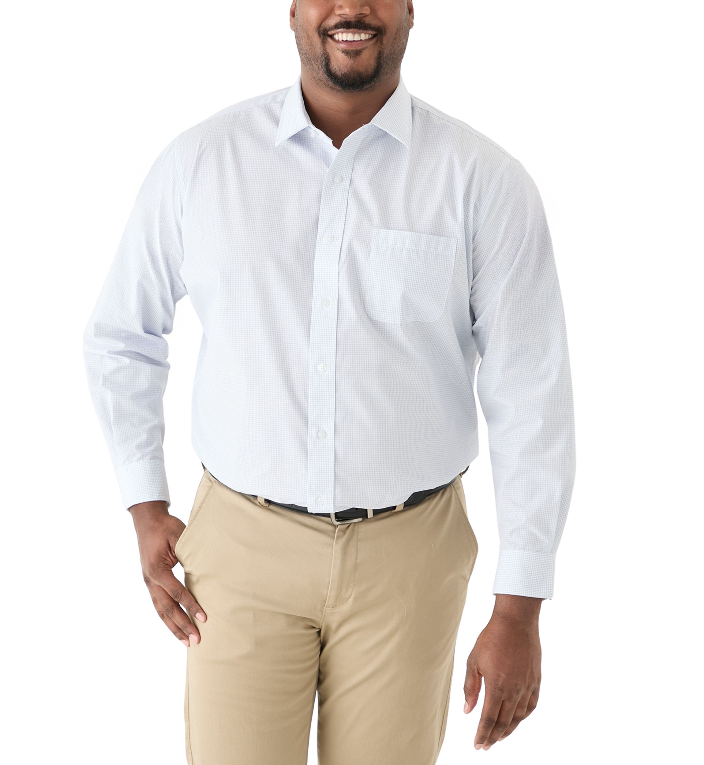 Big & Tall Solid Dress Shirt 