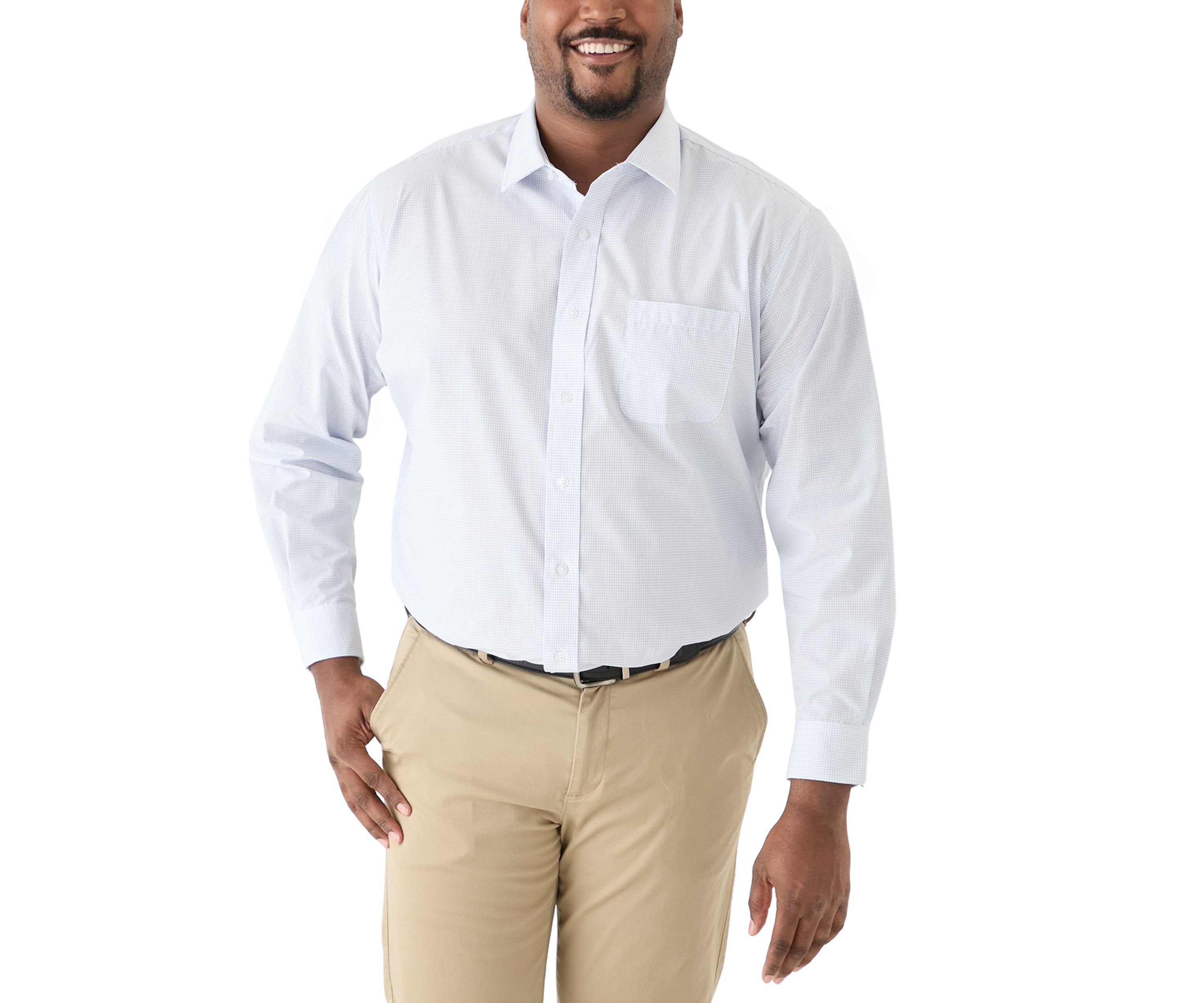 Big & Tall Solid Dress Shirt 
