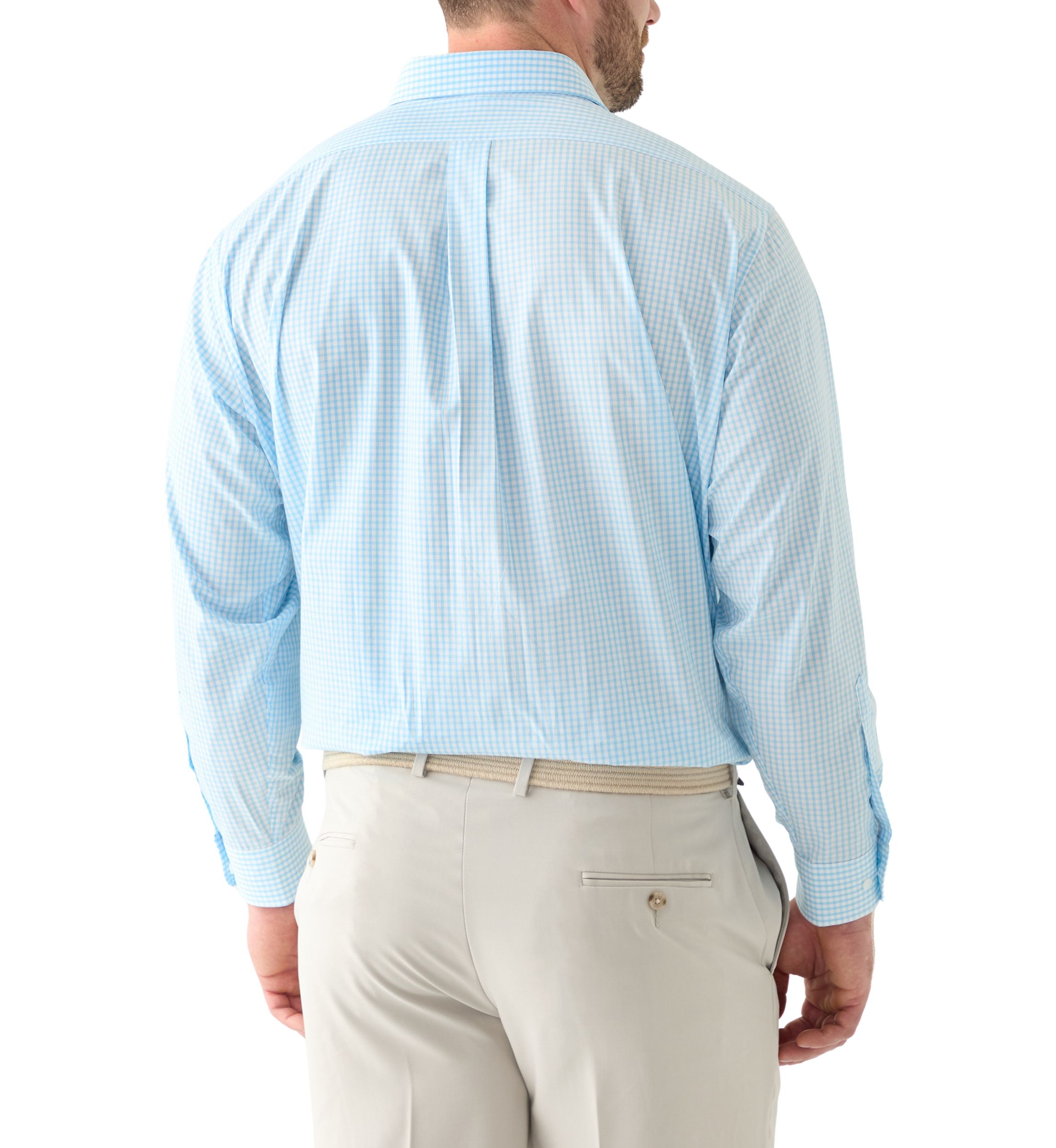 Big & Tall Long Sleeve Printed Button Up Shirt 