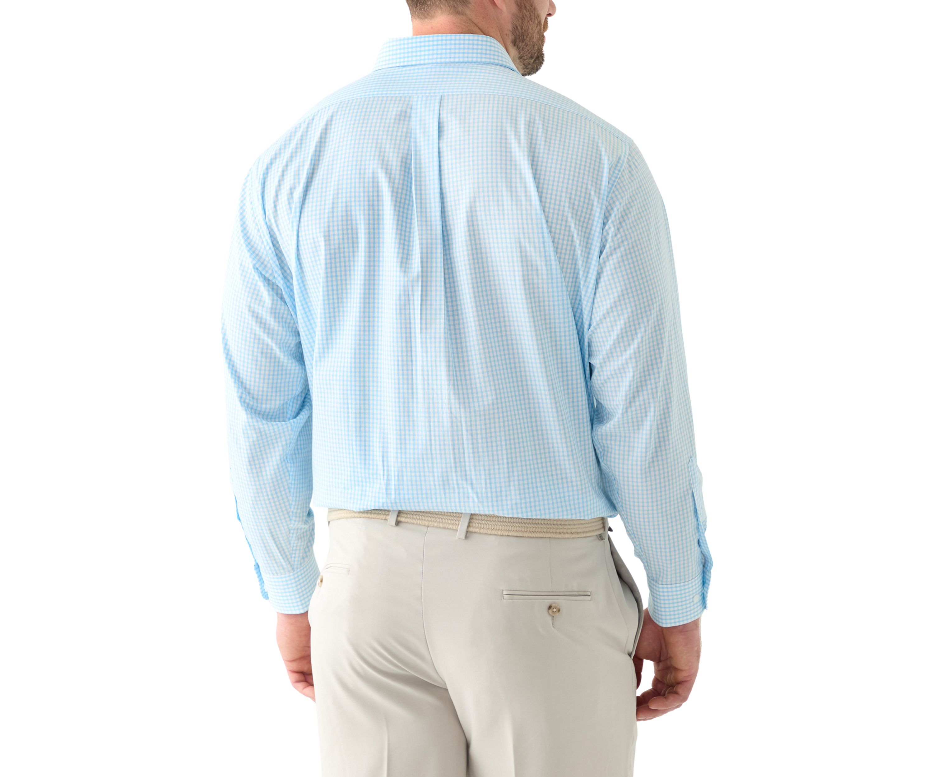 Big & Tall Long Sleeve Printed Button Up Shirt 