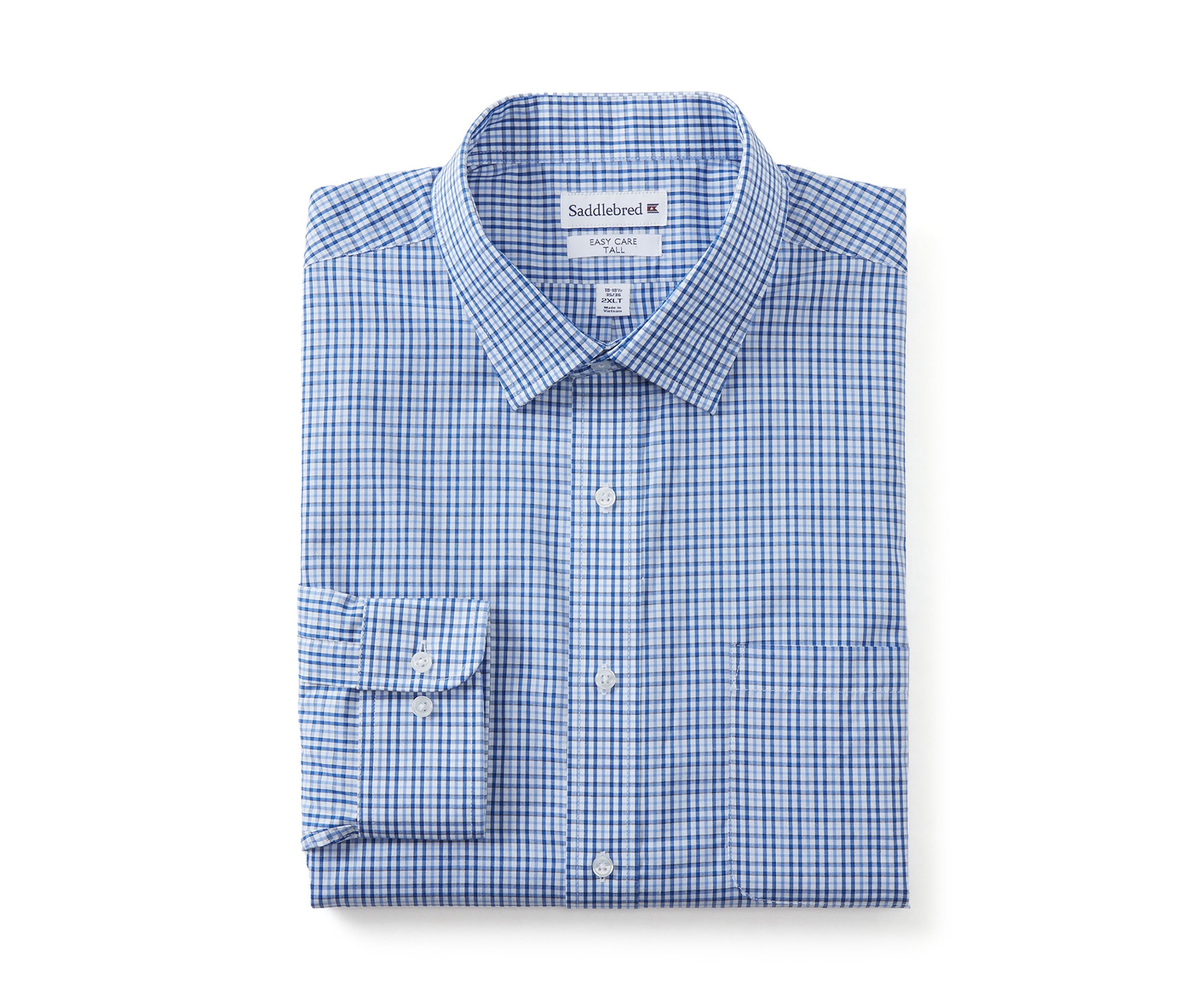 Mens Big Fashion Yarn Dye Dress Shirt