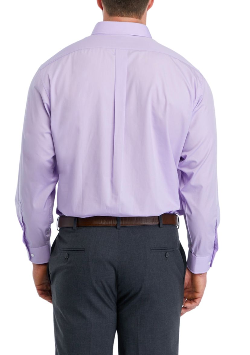Mens Tall Solid Poplin Shirt
