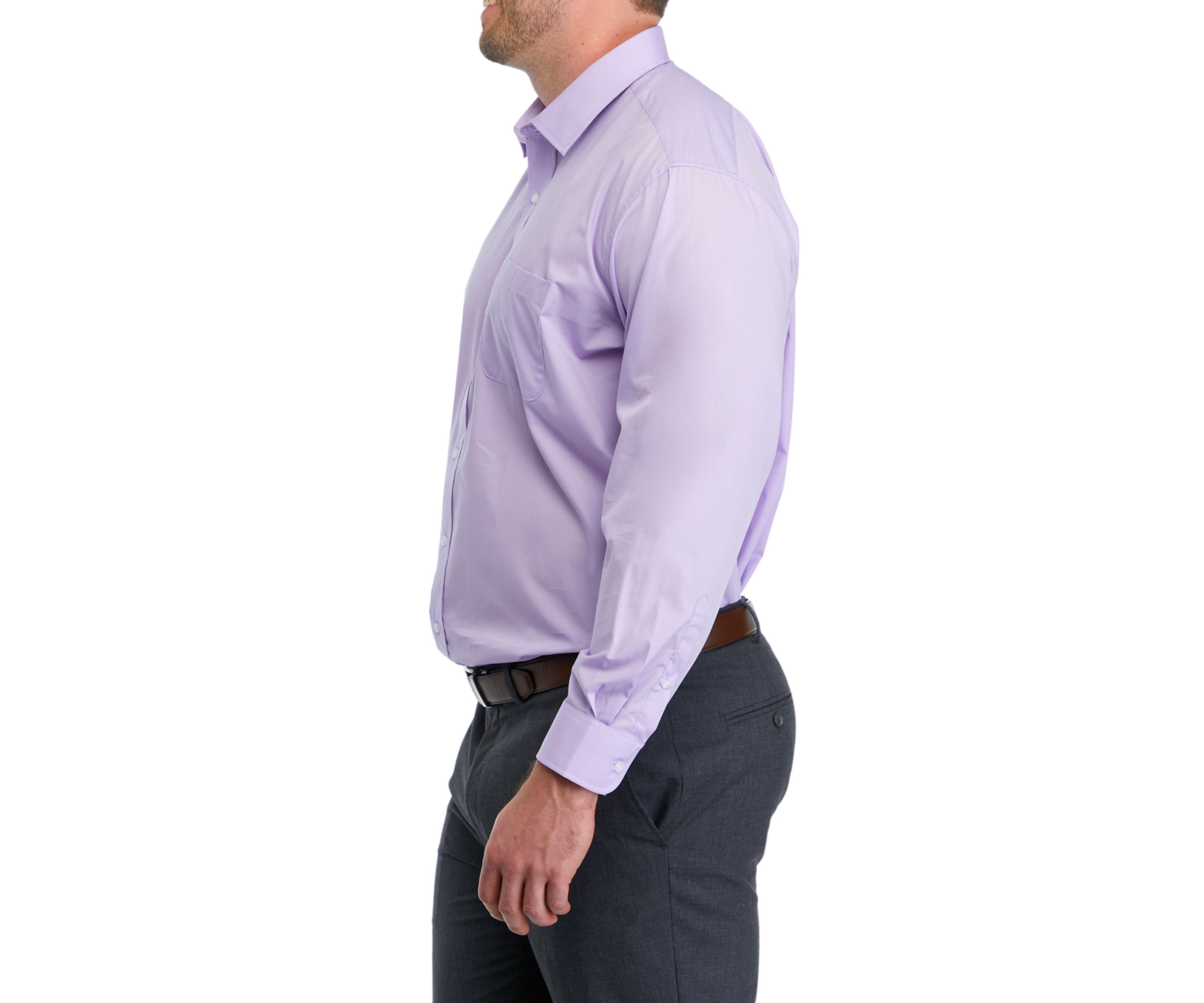 Mens Tall Solid Poplin Shirt