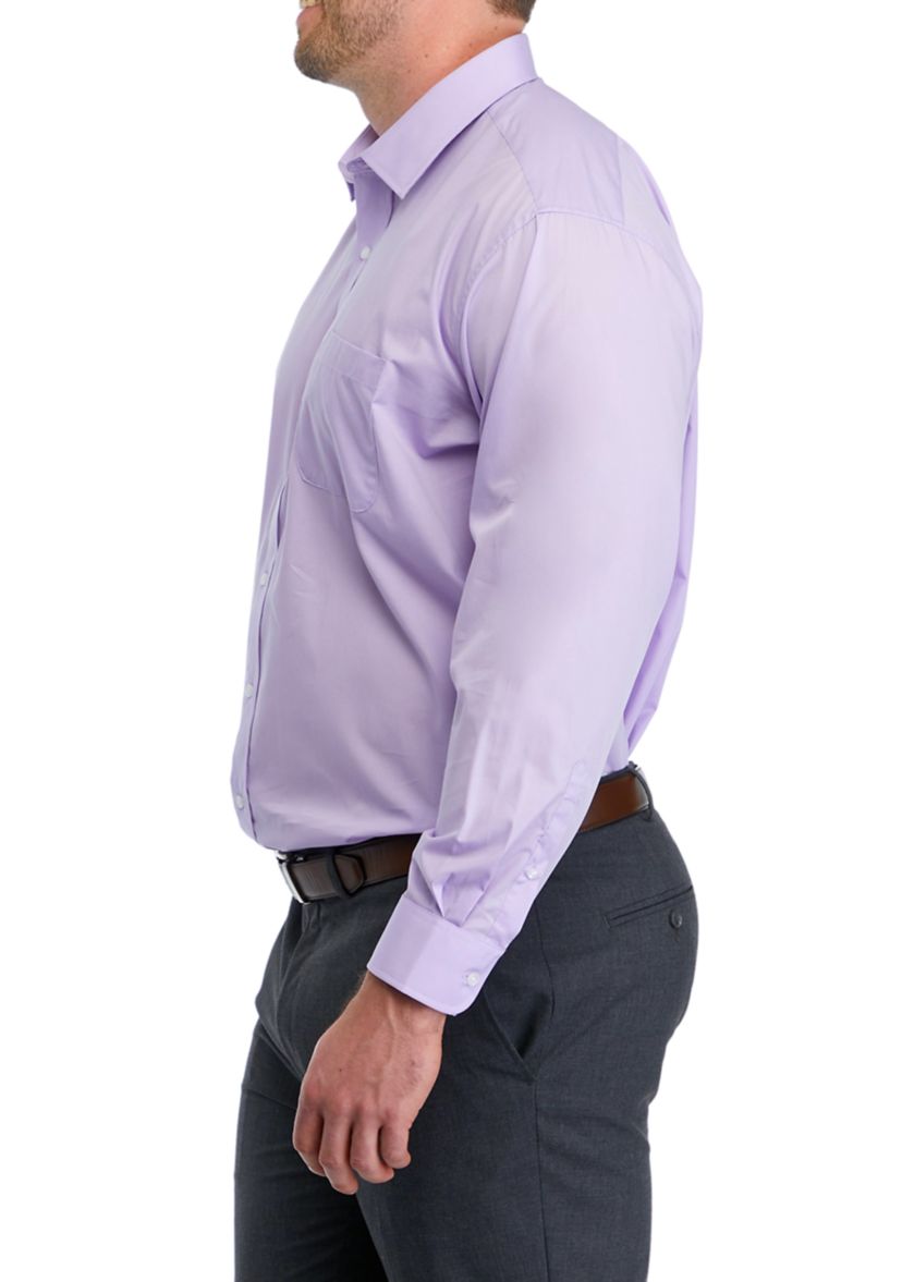 Mens Tall Solid Poplin Shirt