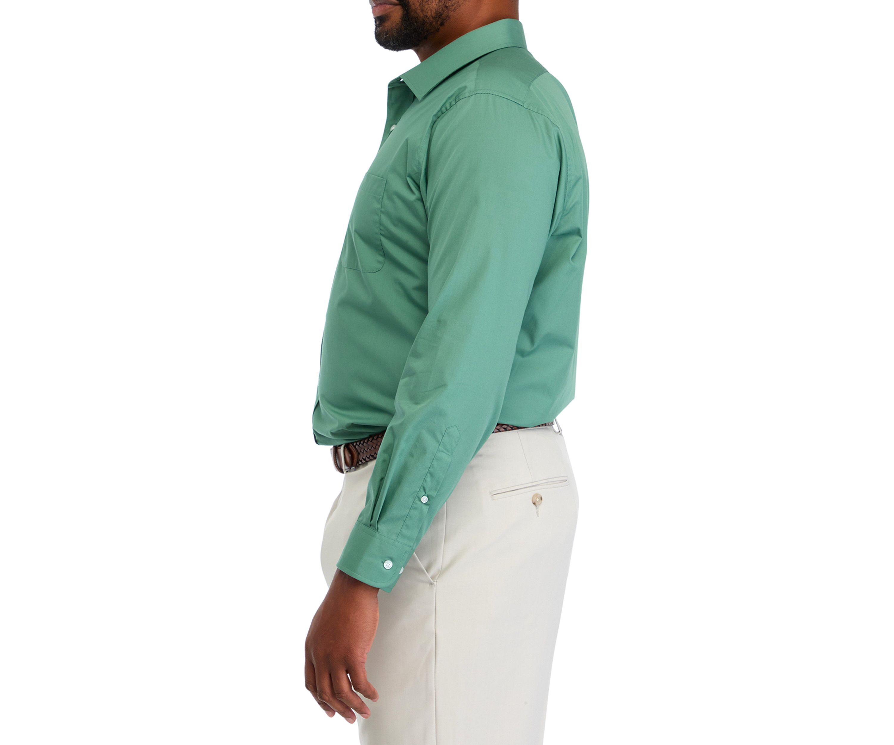Big & Tall Fashion Solid Dress Shirt 