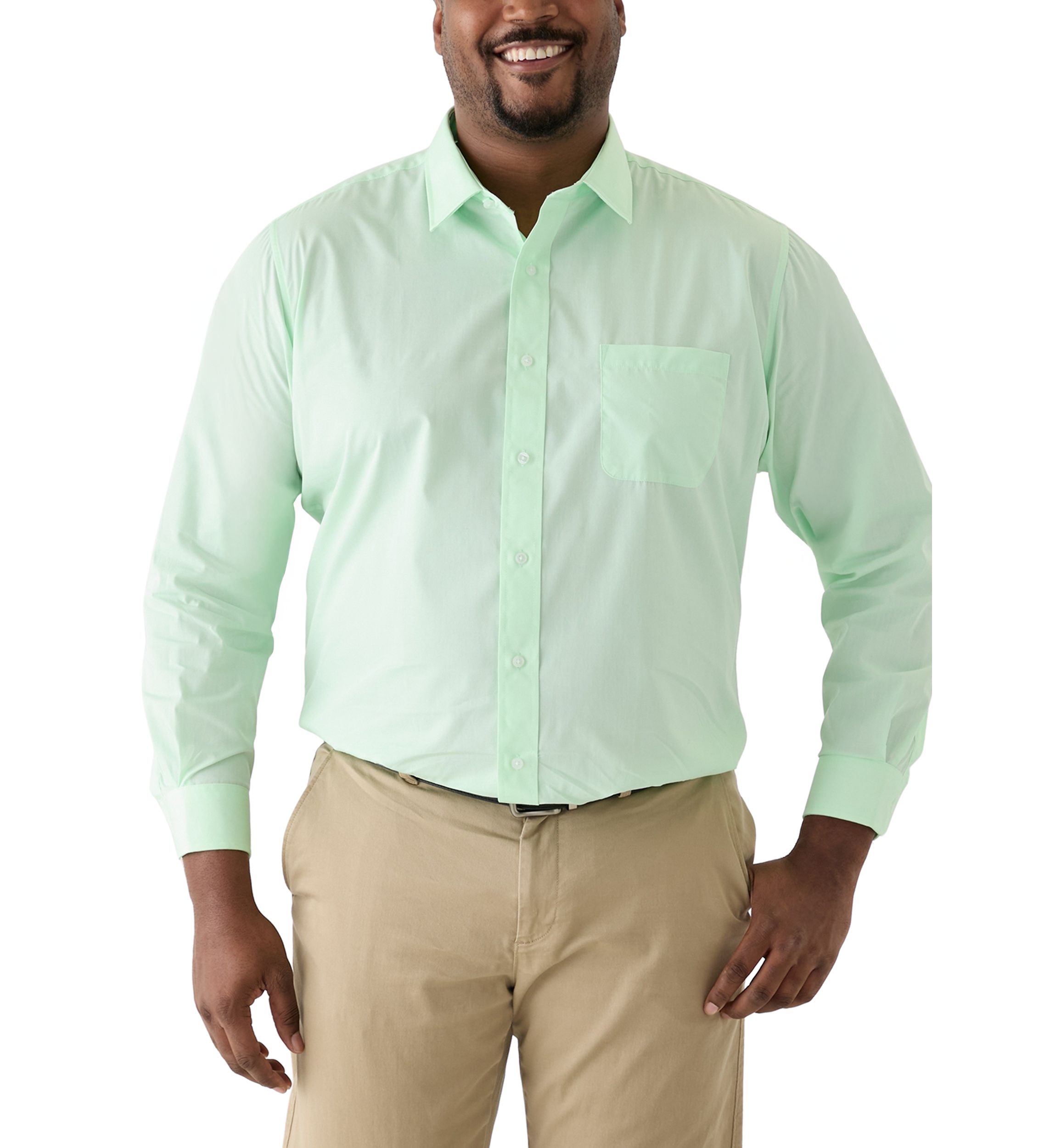 Big & Tall Solid Dress Shirt 