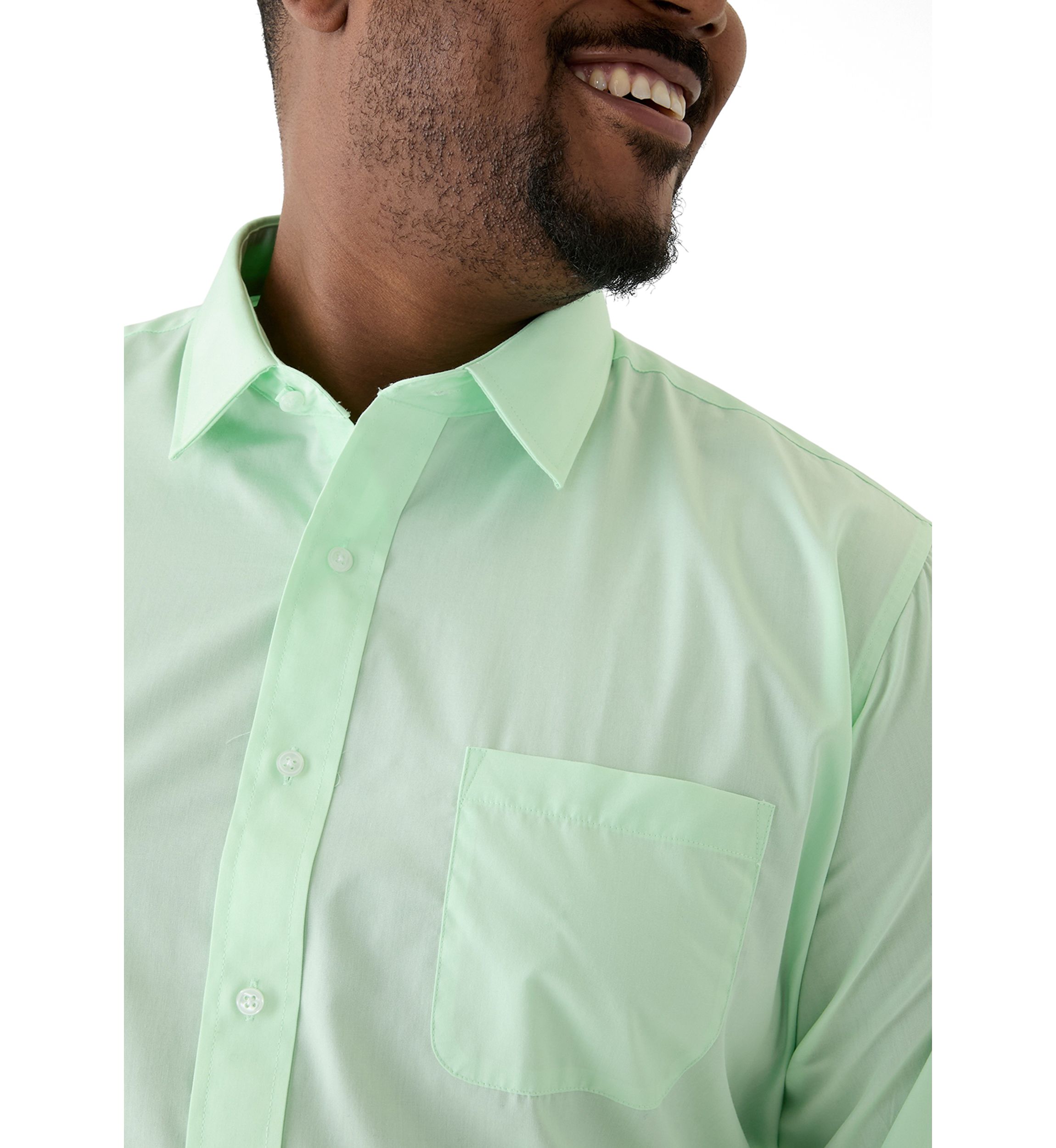 Big & Tall Solid Dress Shirt 
