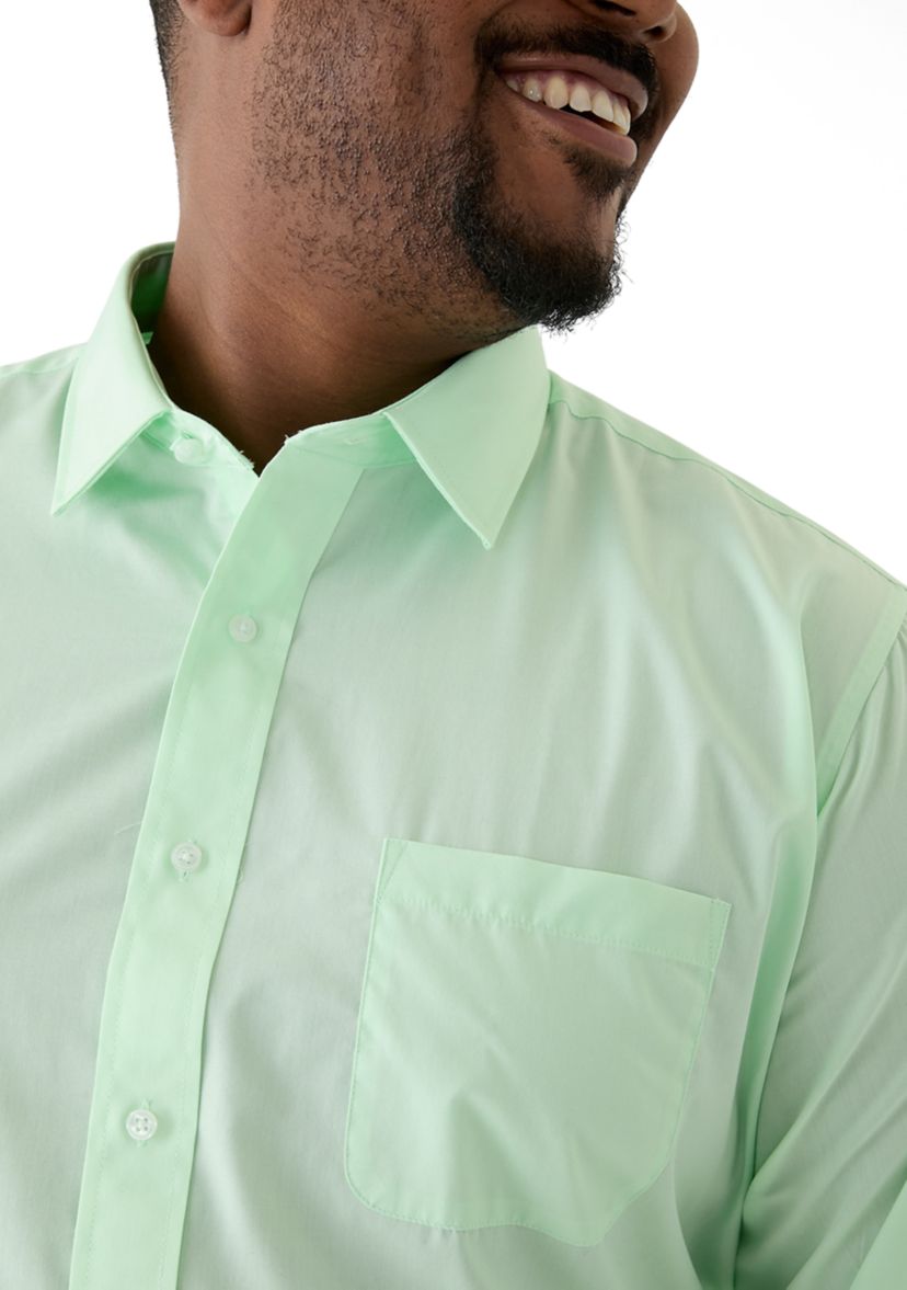 Big & Tall Solid Dress Shirt 