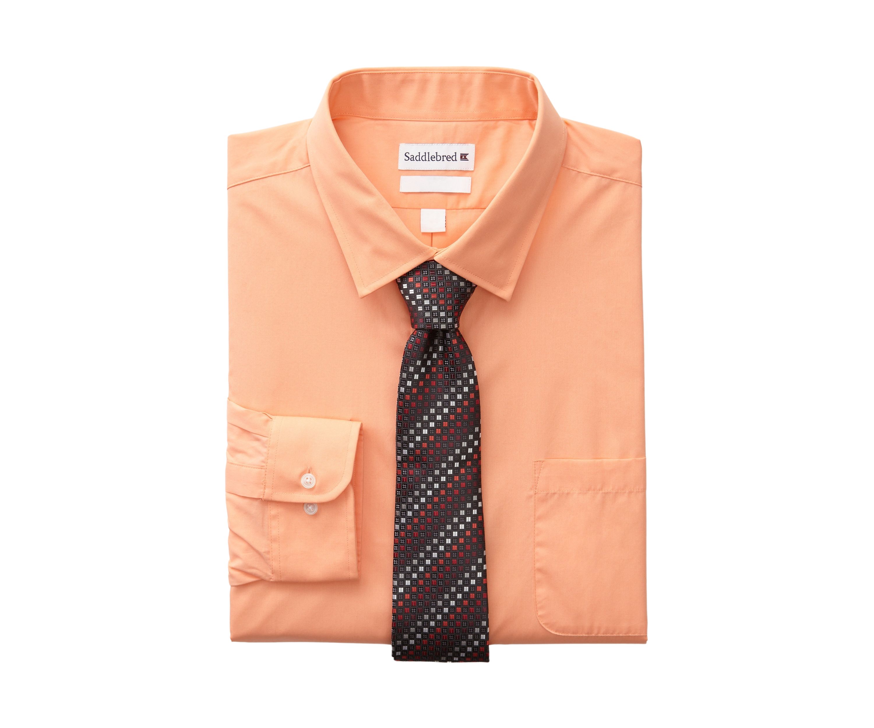 Mens Tall Solid Poplin Dress Shirt