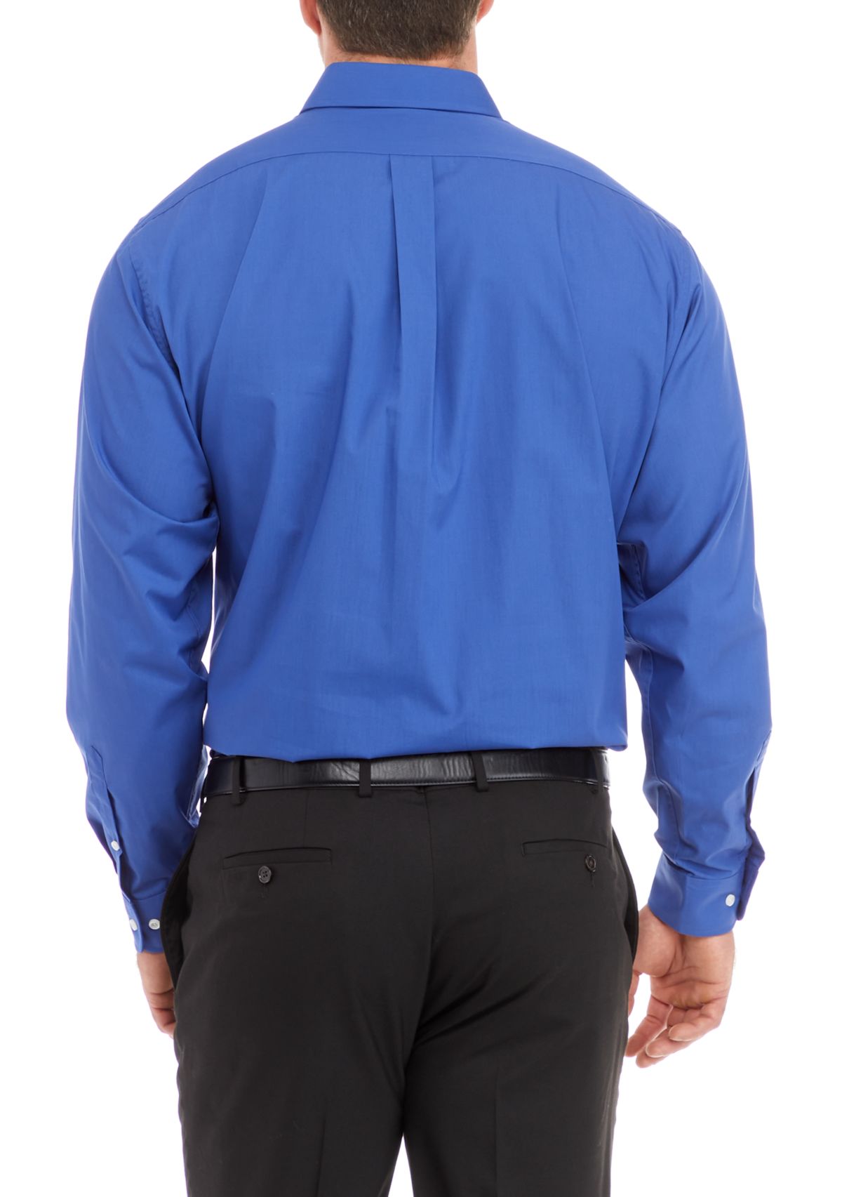 Big & Tall Solid Stretch Collar Shirt