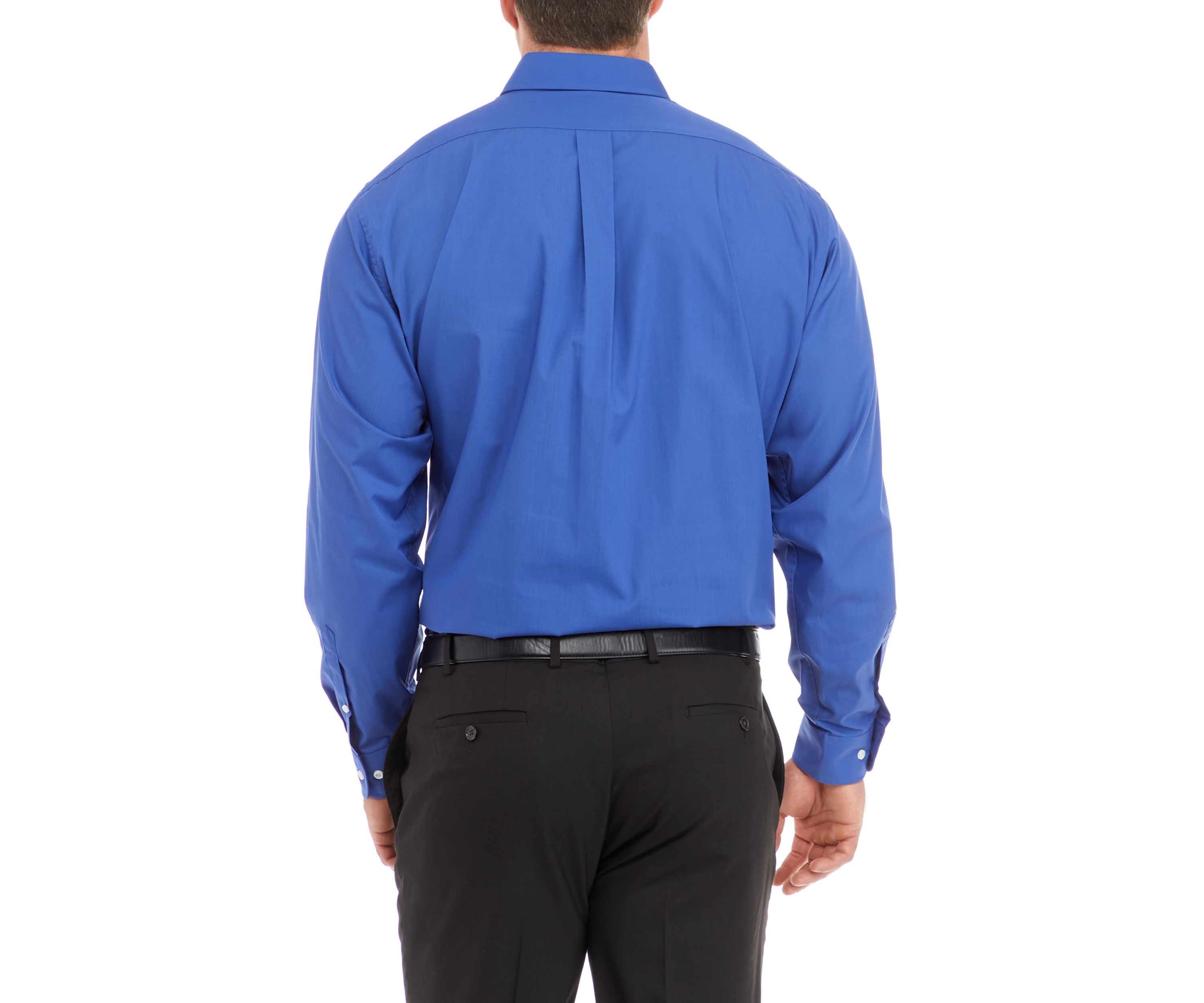 Mens Tall Solid Stretch Collar Shirt