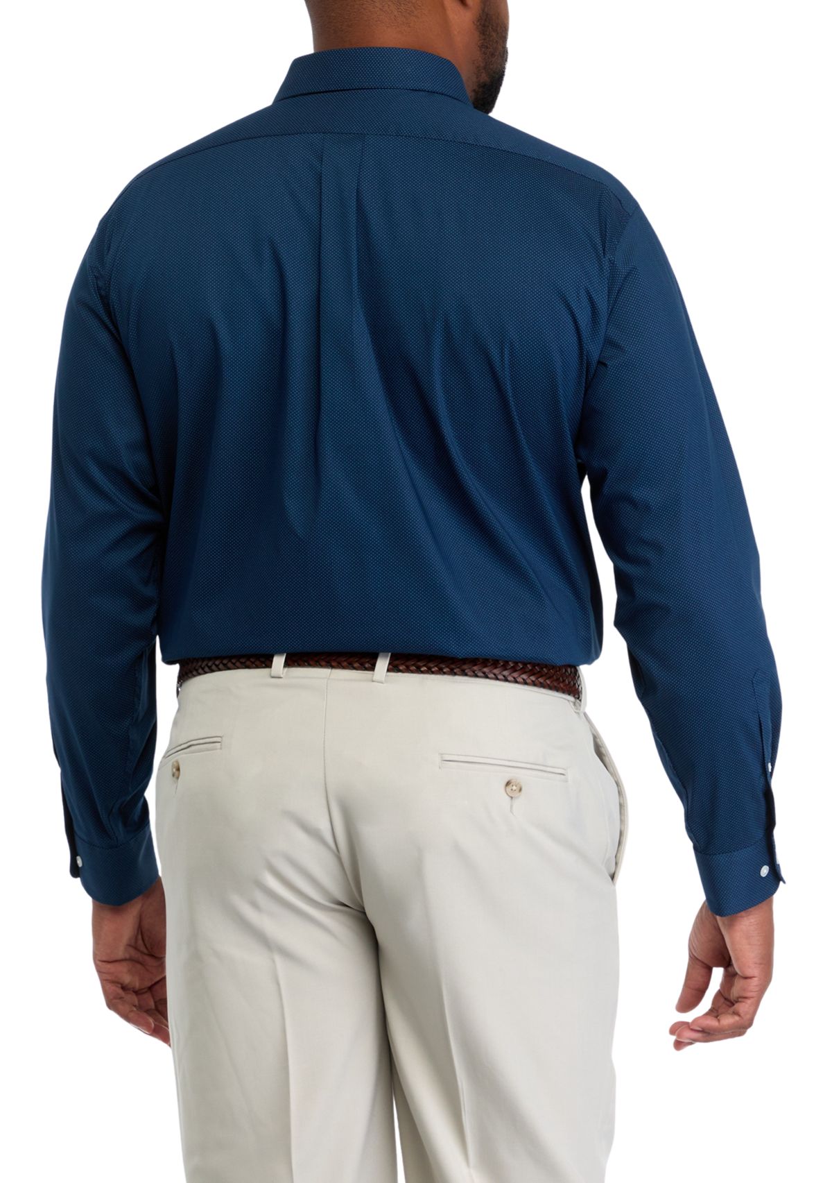 Big & Tall Fashion Printed Dress Shirt 