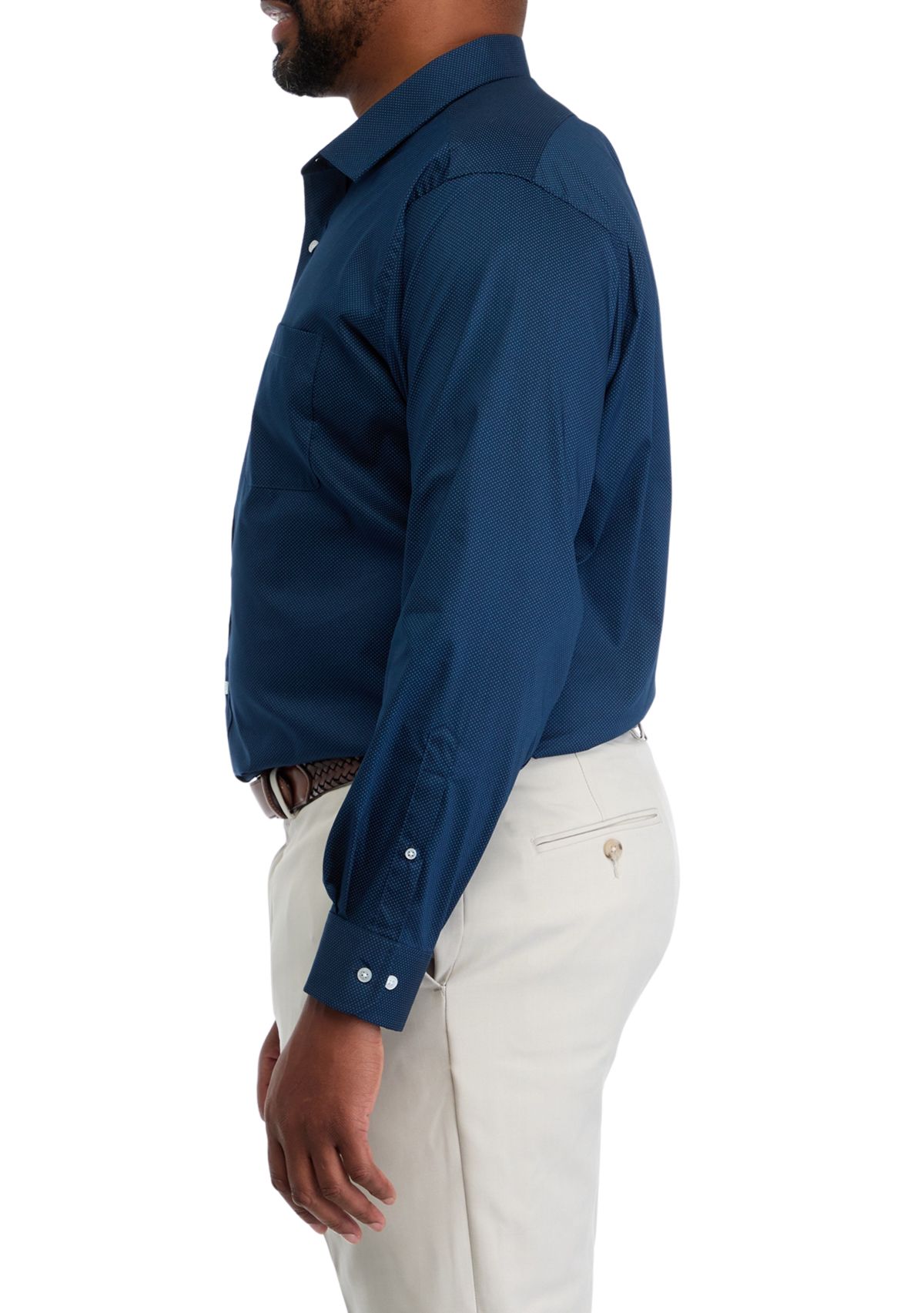 Big & Tall Fashion Printed Dress Shirt 