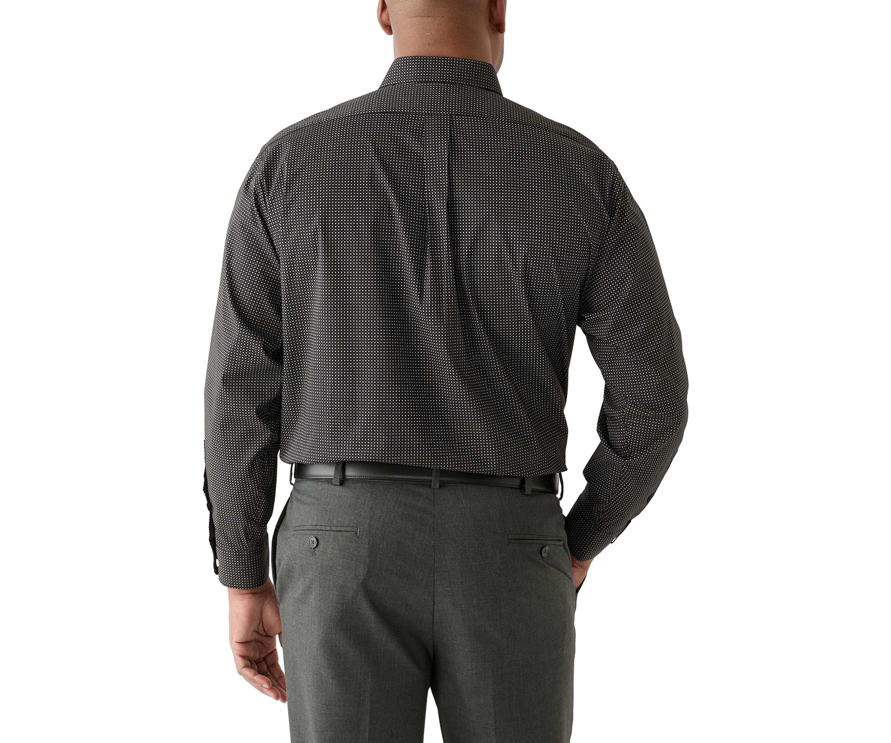 Big & Tall Fashion Print Dress Shirt 