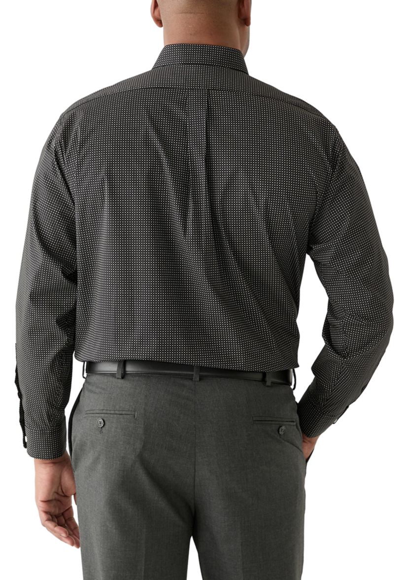 Big & Tall Fashion Print Dress Shirt 