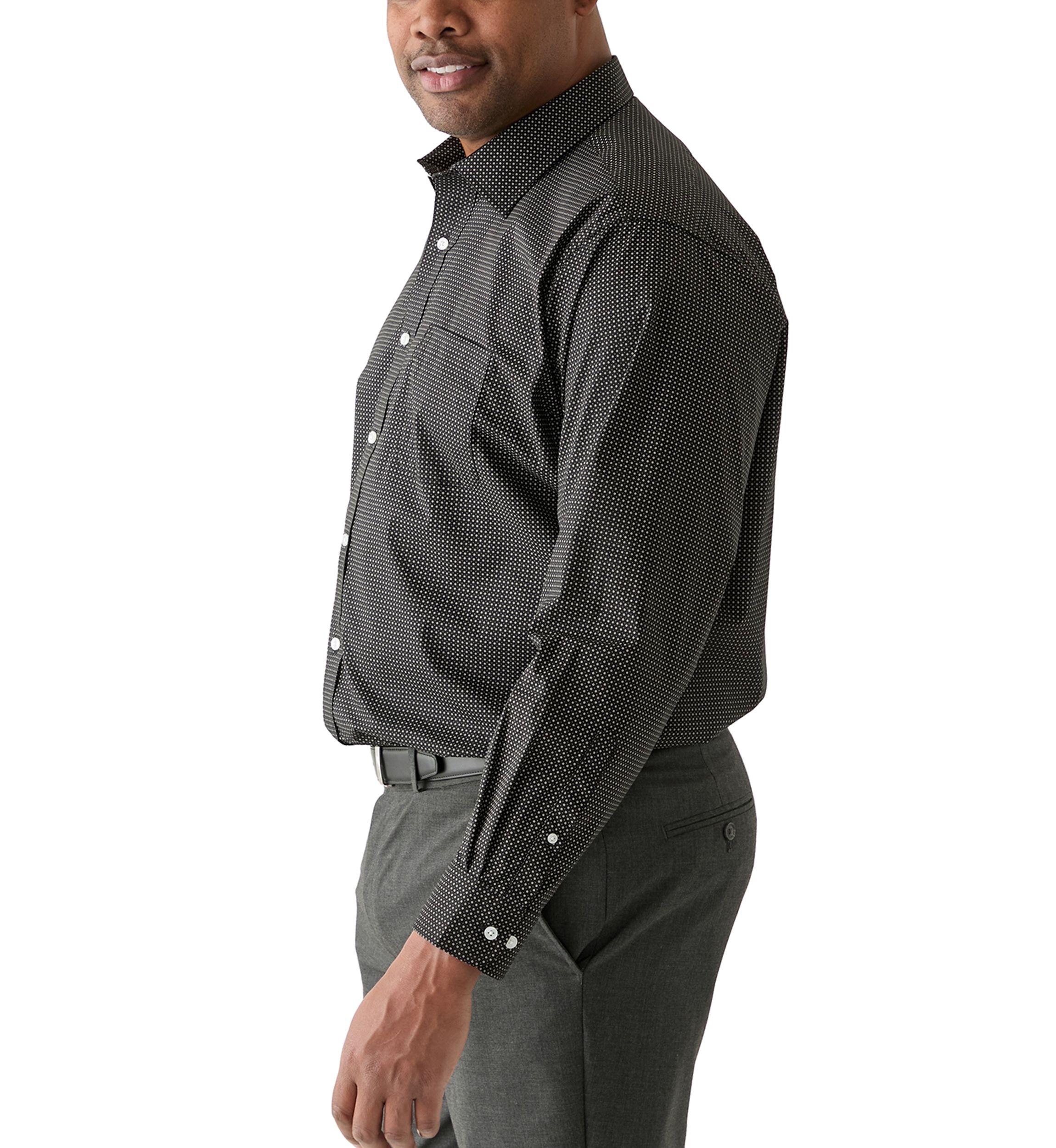 Big & Tall Fashion Print Dress Shirt 