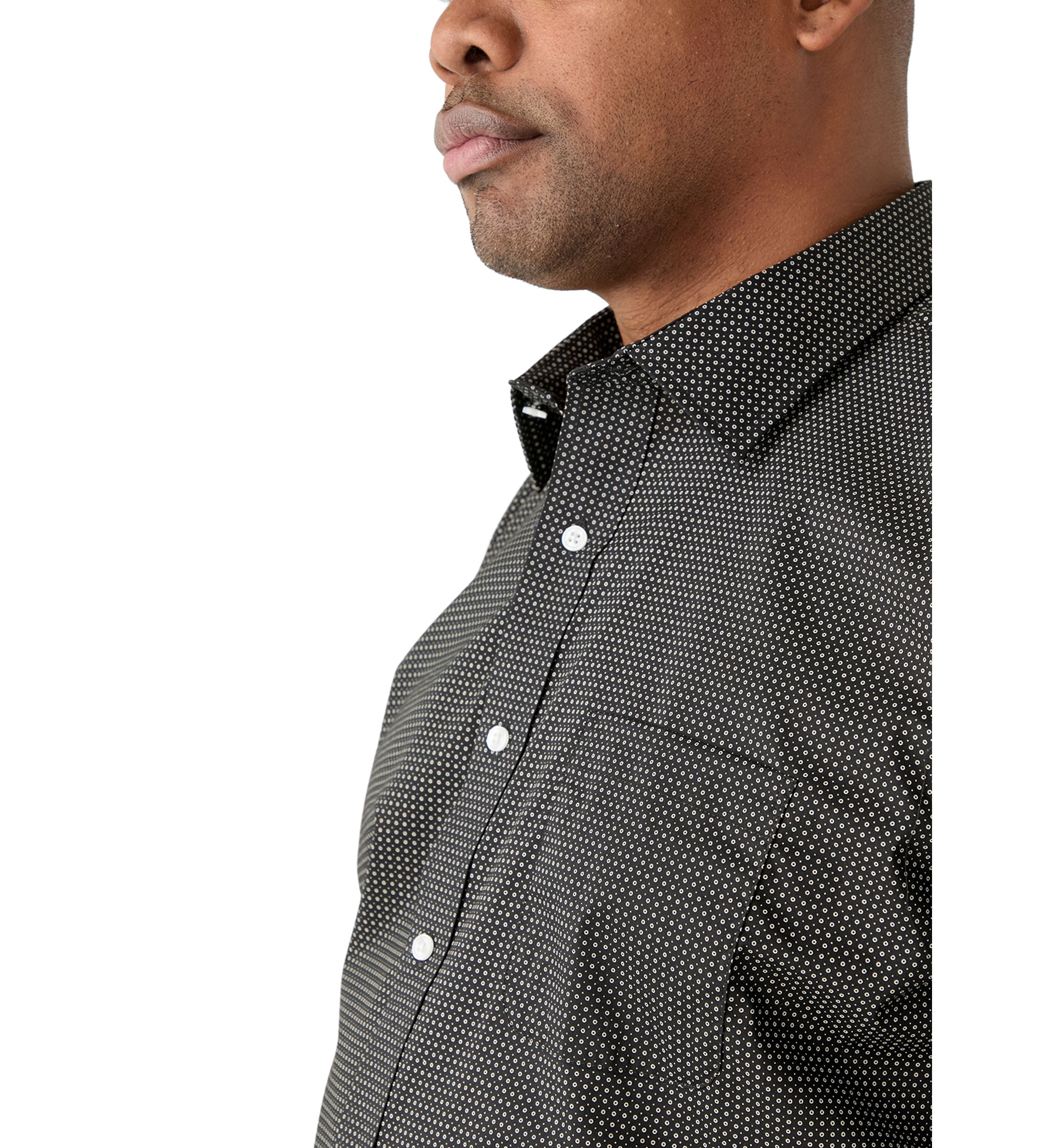 Big & Tall Fashion Print Dress Shirt 