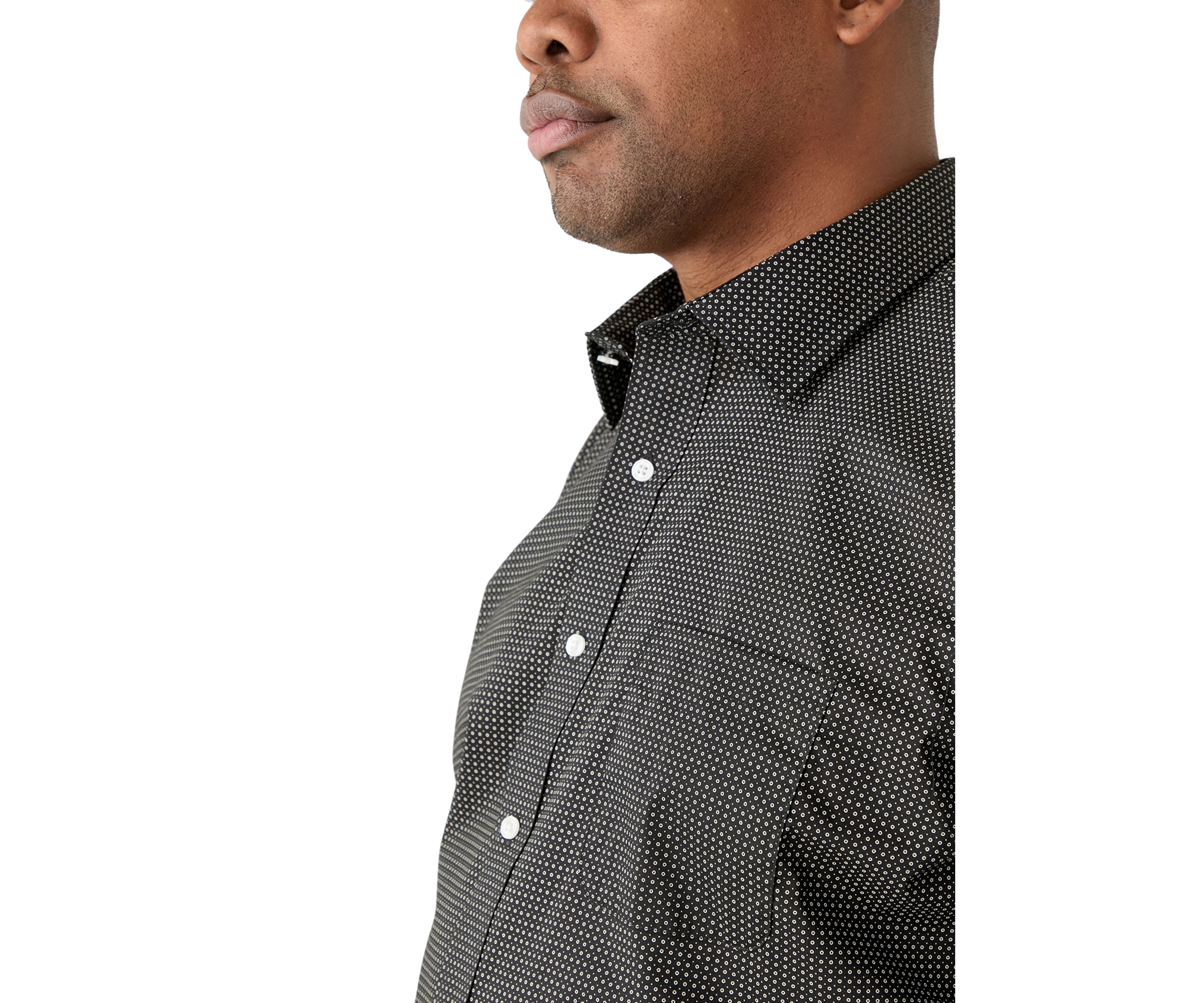 Big & Tall Fashion Print Dress Shirt 