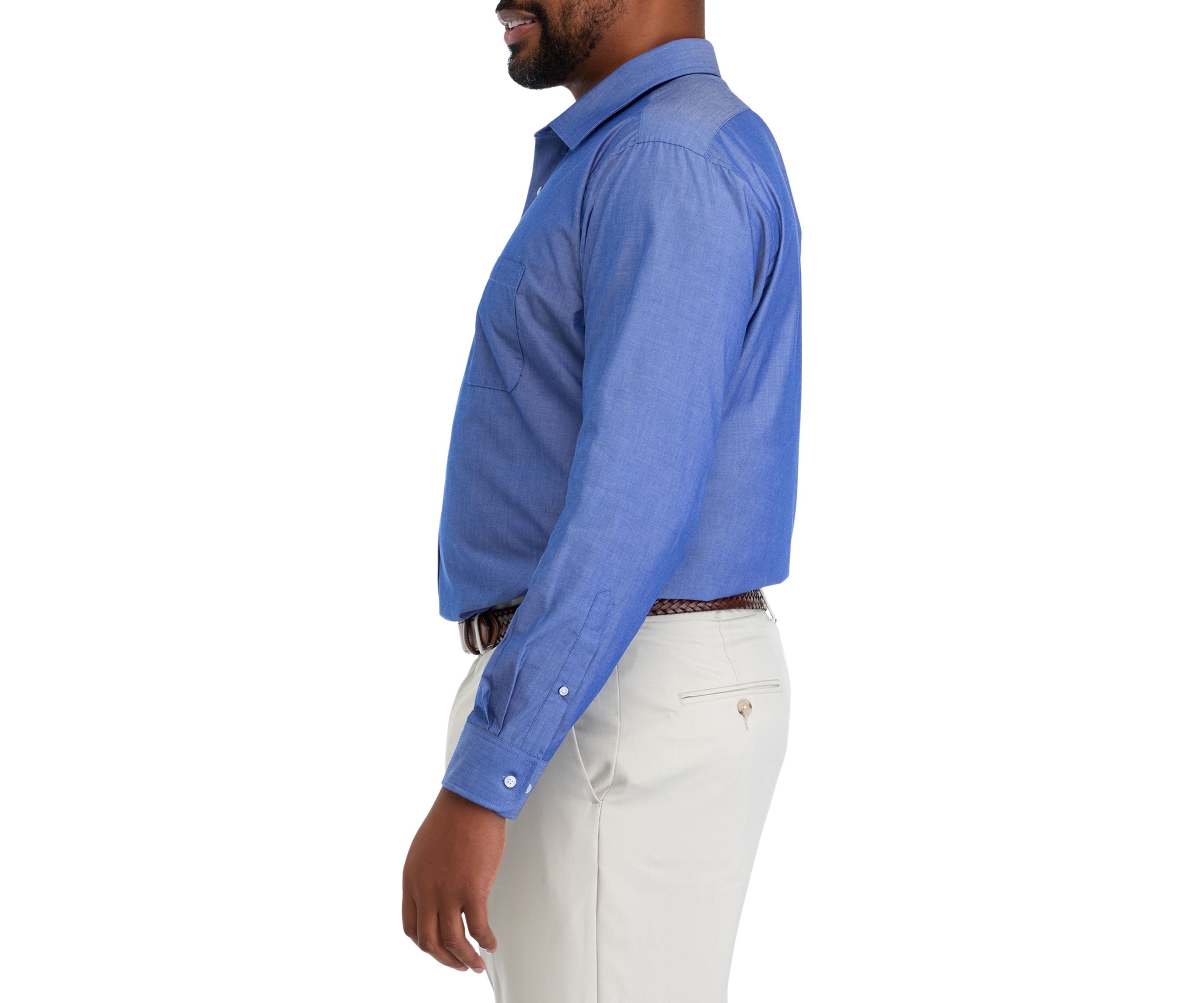 Big & Tall Fashion Solid Dress Shirt