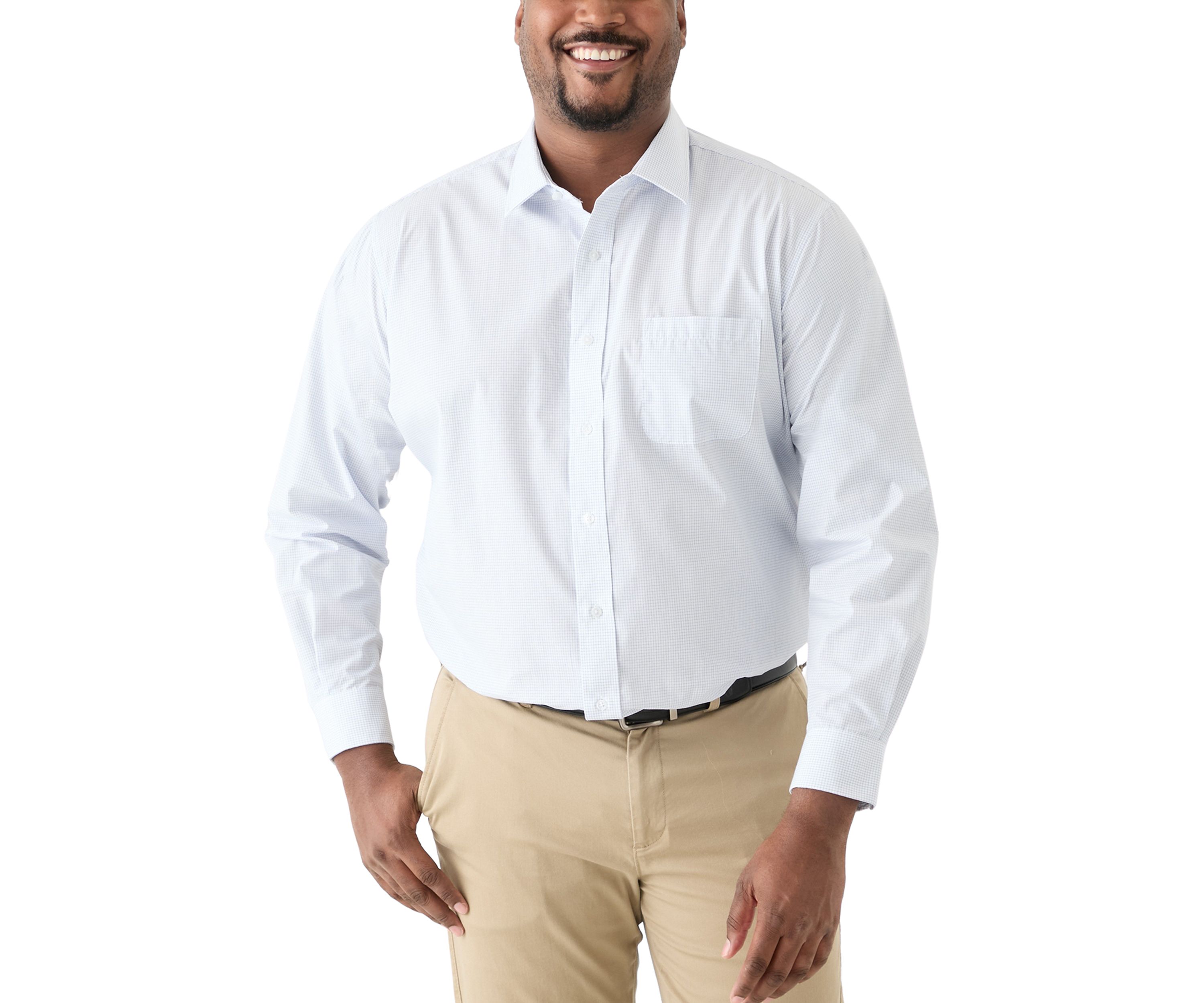 Big & Tall Yarn Dyed Dress Shirt