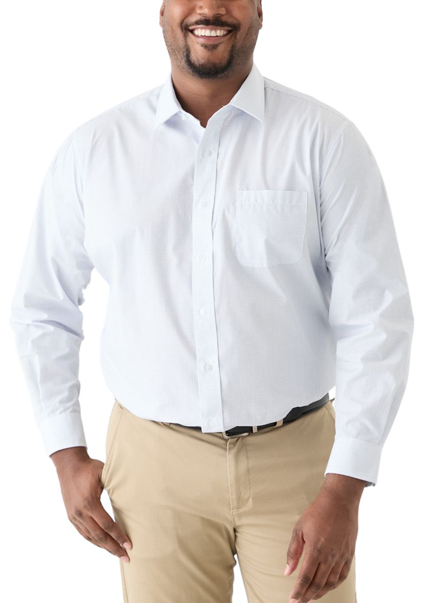 Big & Tall Yarn Dyed Dress Shirt