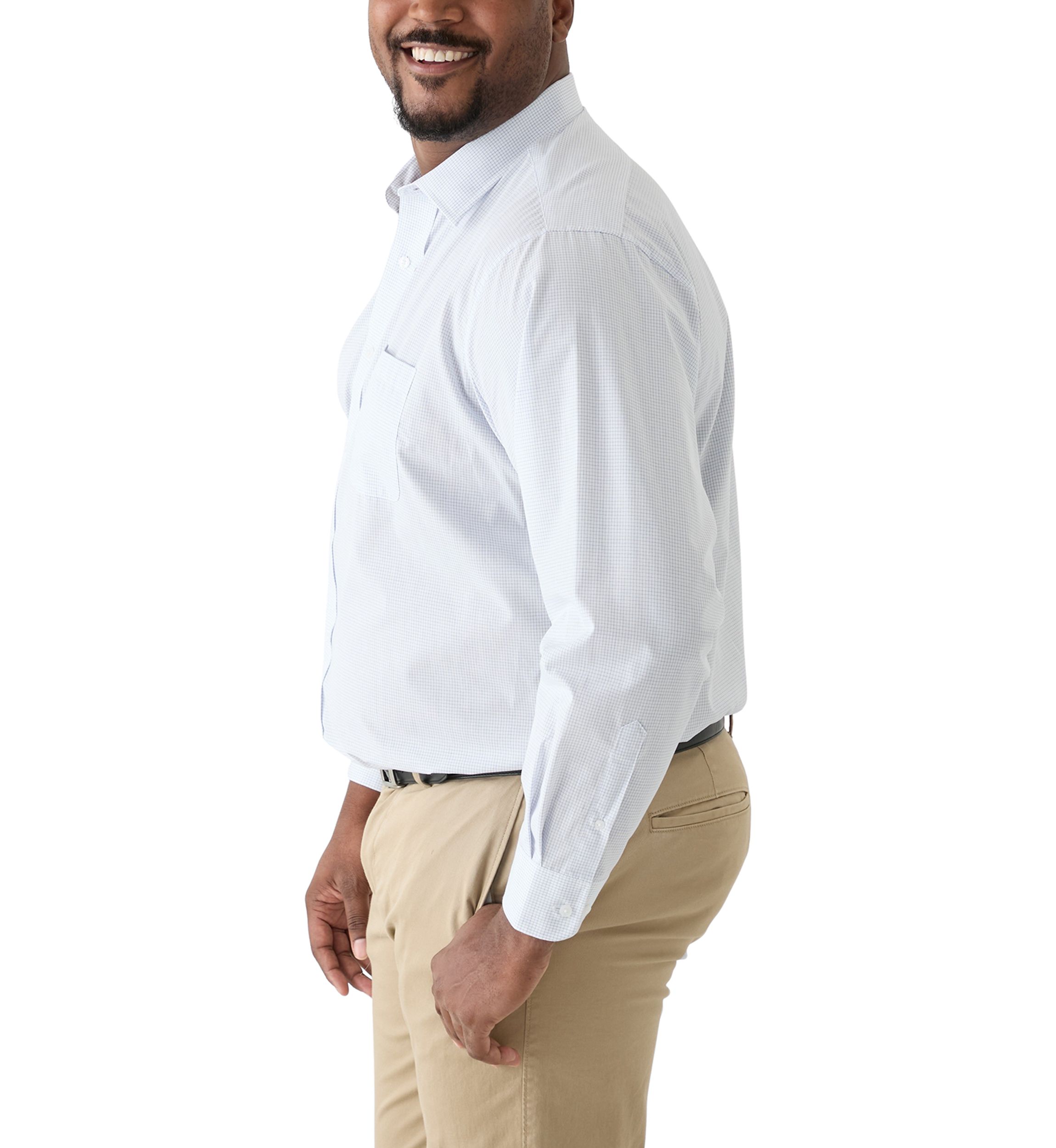 Big & Tall Yarn Dyed Dress Shirt