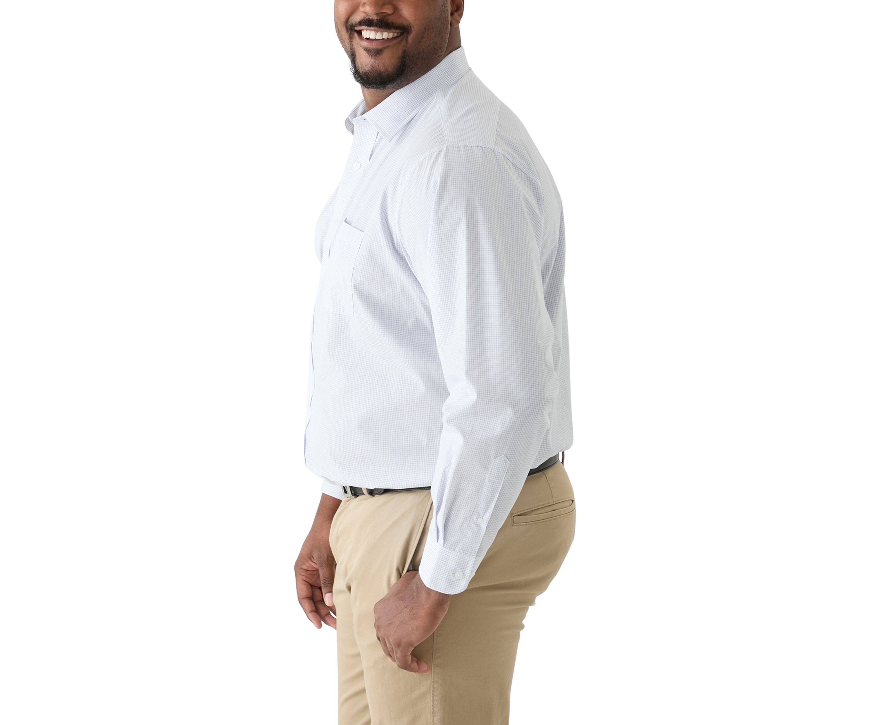 Big & Tall Yarn Dyed Dress Shirt