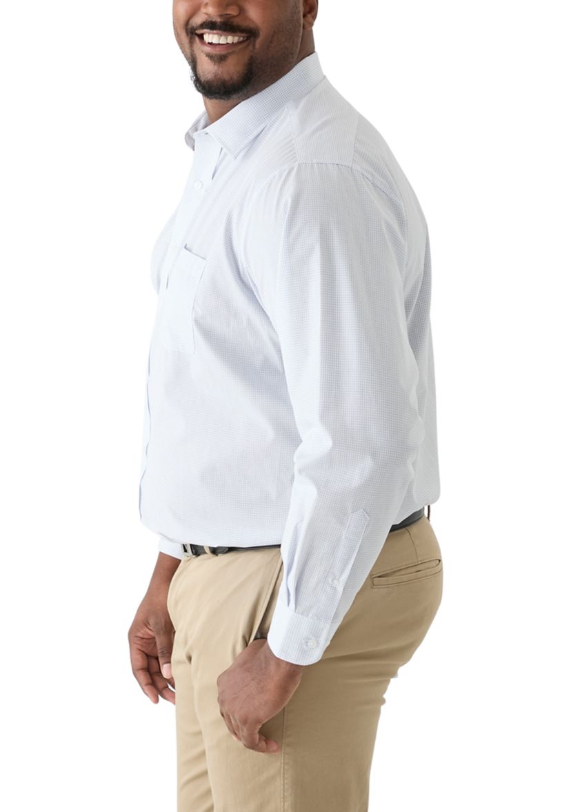 Big & Tall Yarn Dyed Dress Shirt