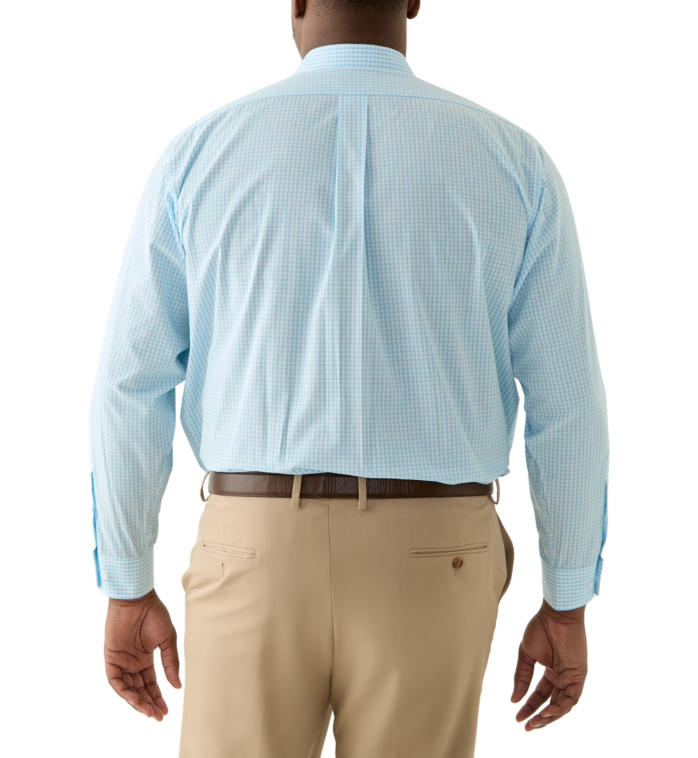 Mens Tall Fashion Yarn Dye Dress Shirt