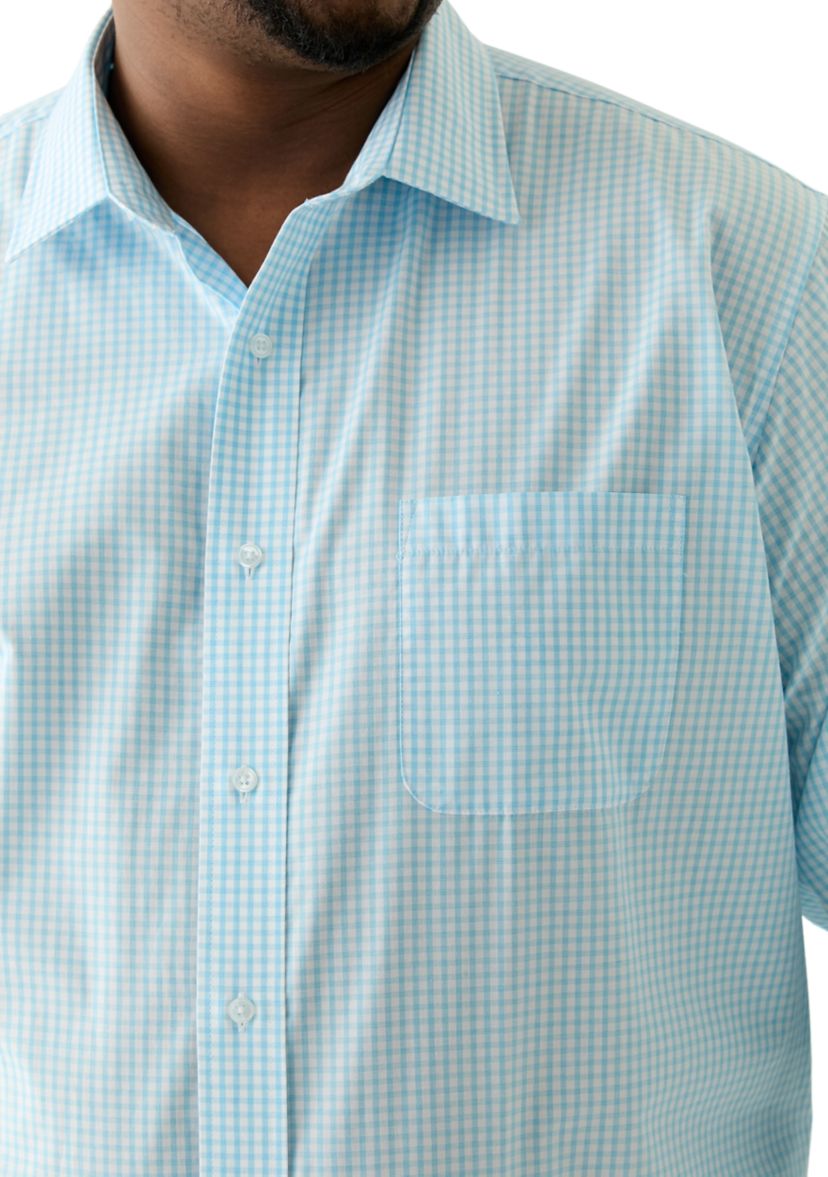 Mens Tall Fashion Yarn Dye Dress Shirt