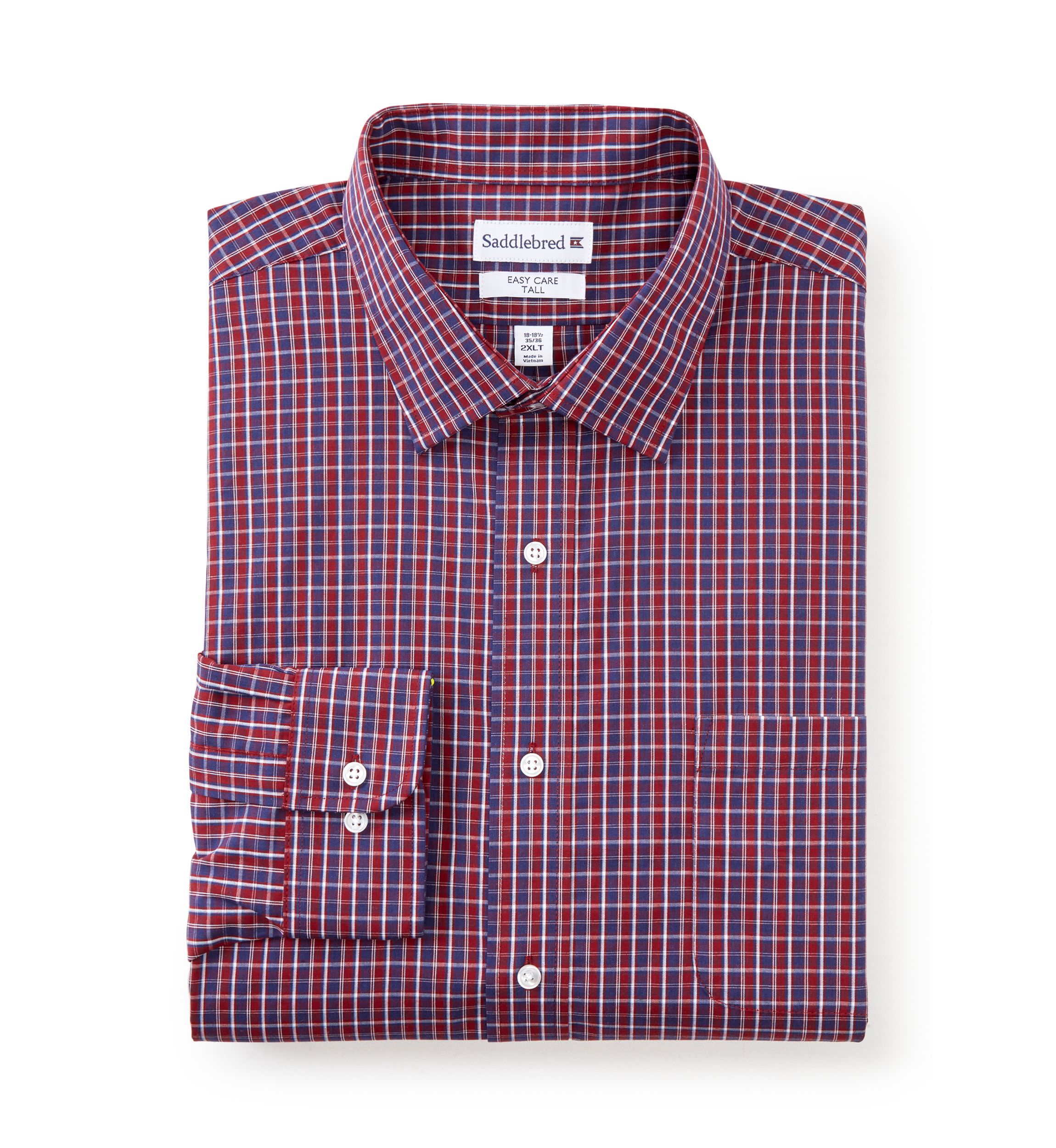 Big & Tall Fashion Yarn Dye Dress Shirt