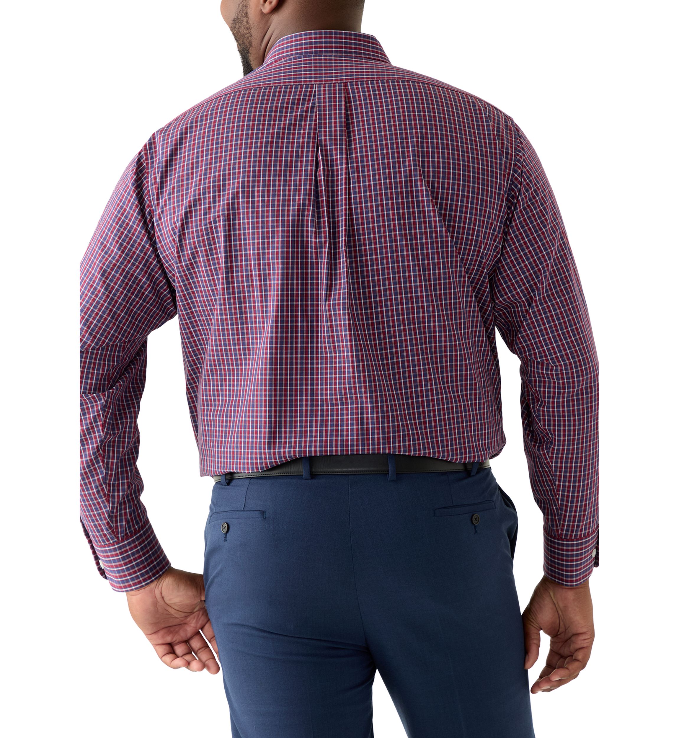 Big & Tall Fashion Yarn Dye Dress Shirt