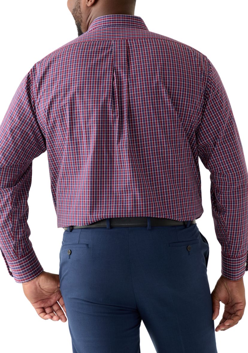 Big & Tall Fashion Yarn Dye Dress Shirt