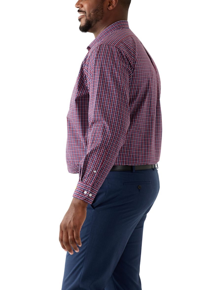 Big & Tall Fashion Yarn Dye Dress Shirt