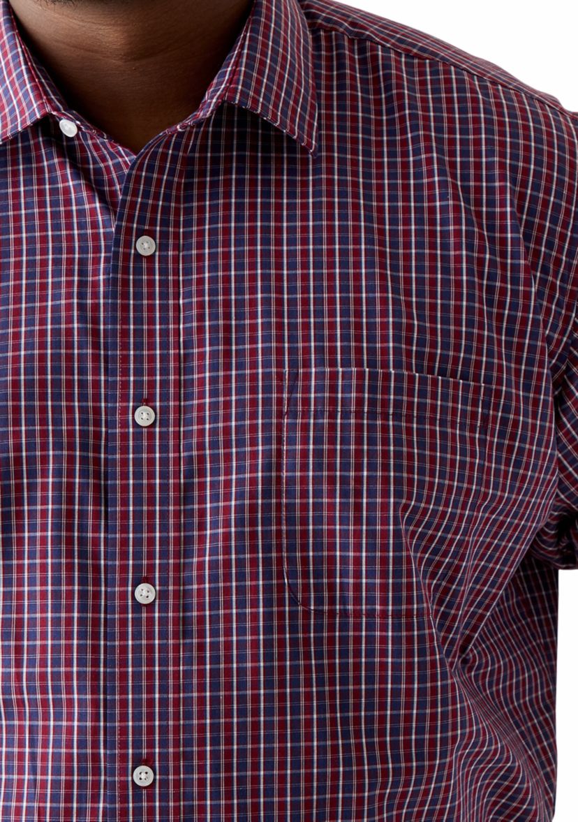 Big & Tall Fashion Yarn Dye Dress Shirt