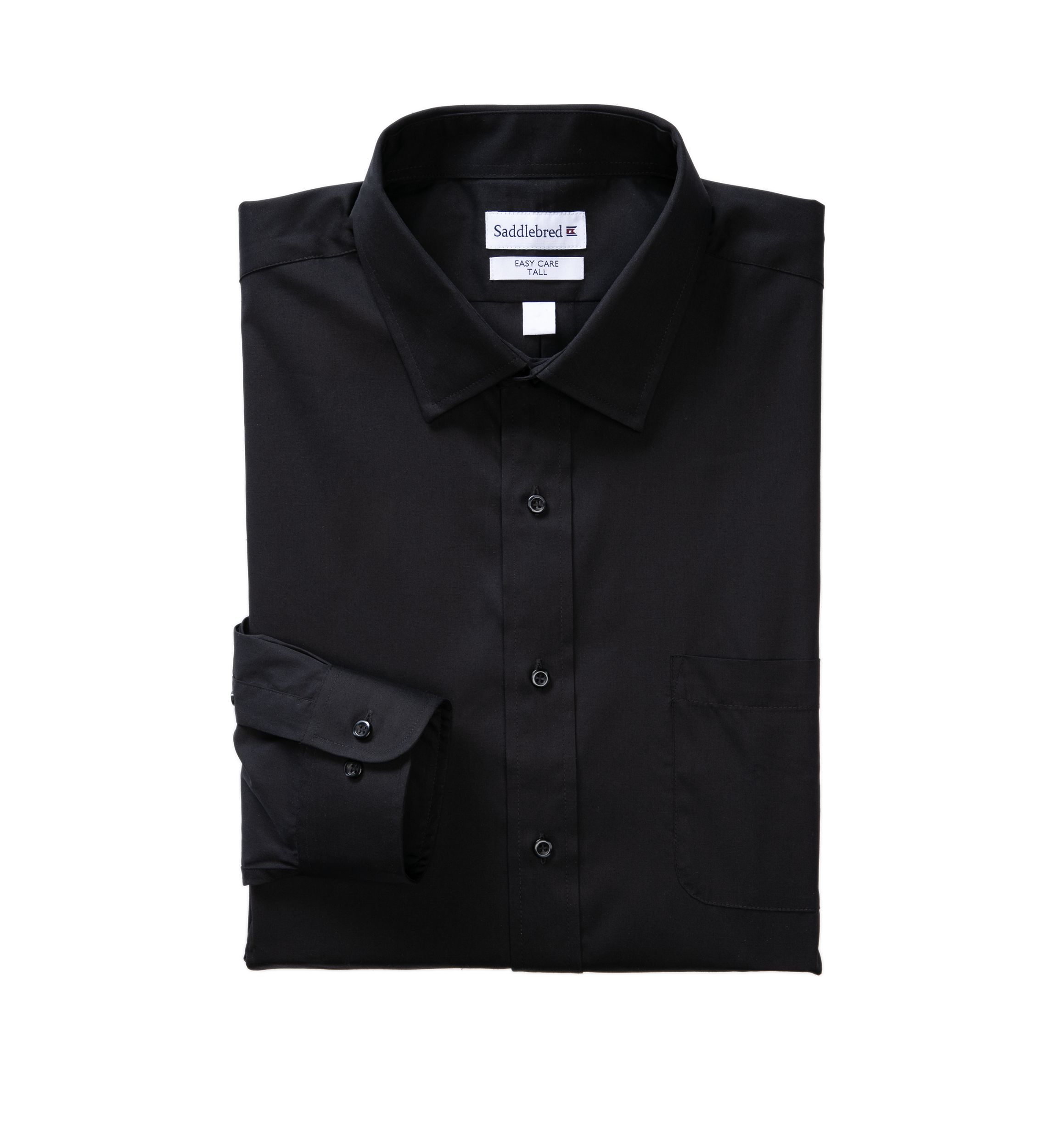 Big & Tall Long Sleeve Easy Care Stretch Collar Dress Shirt