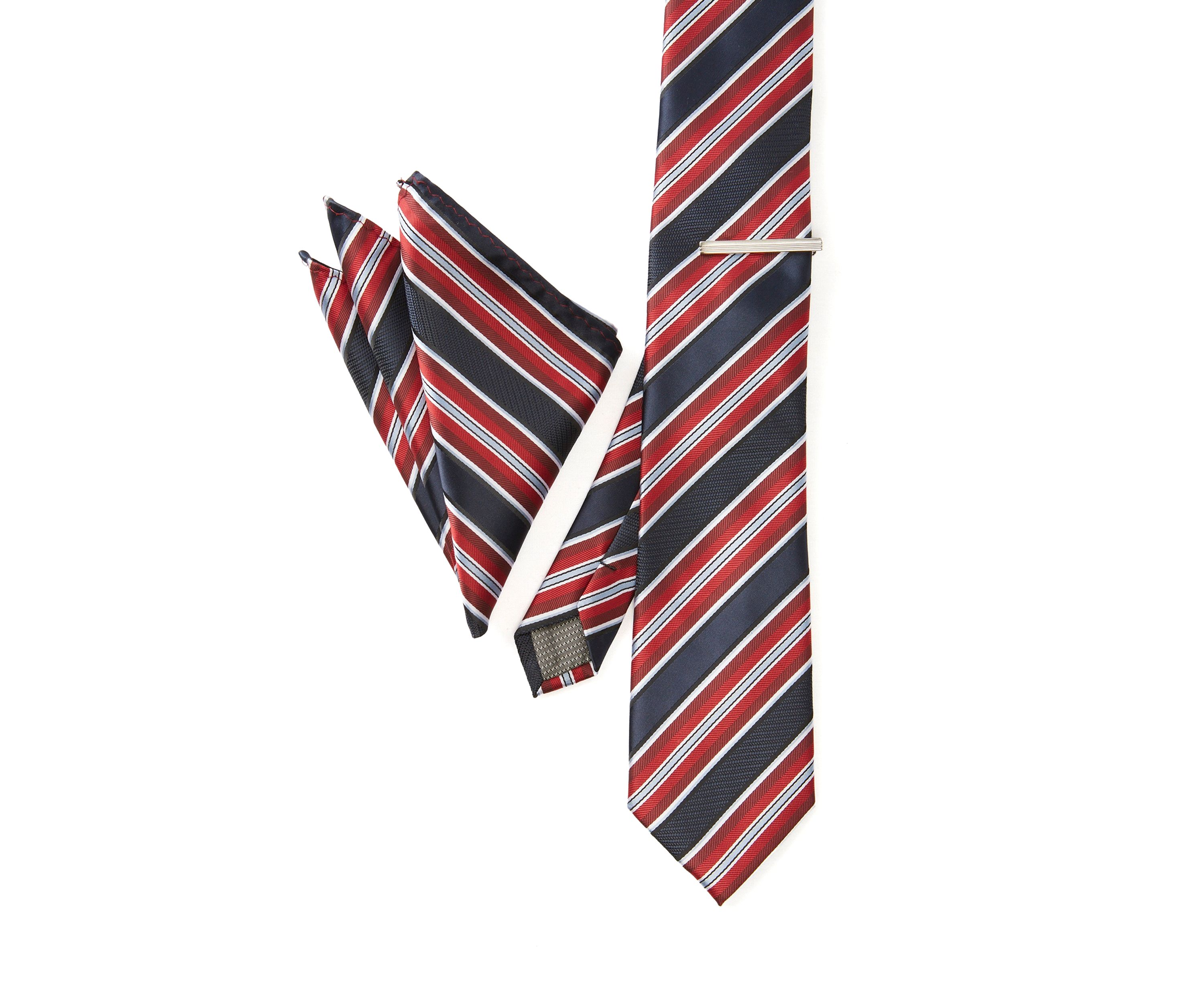 Big & Tall Stripe Necktie Set