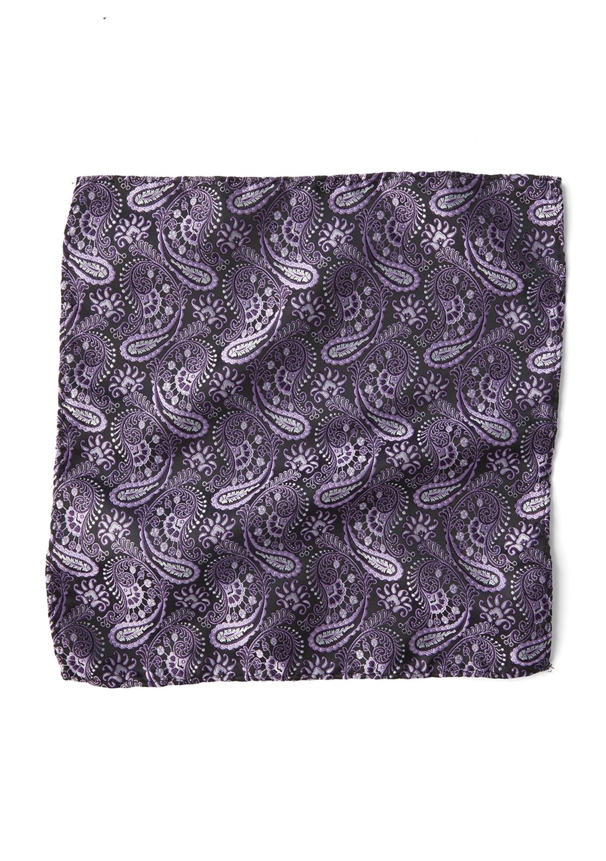 Big & Tall Paisley Pocket Square, Tie and Tie Bar Set