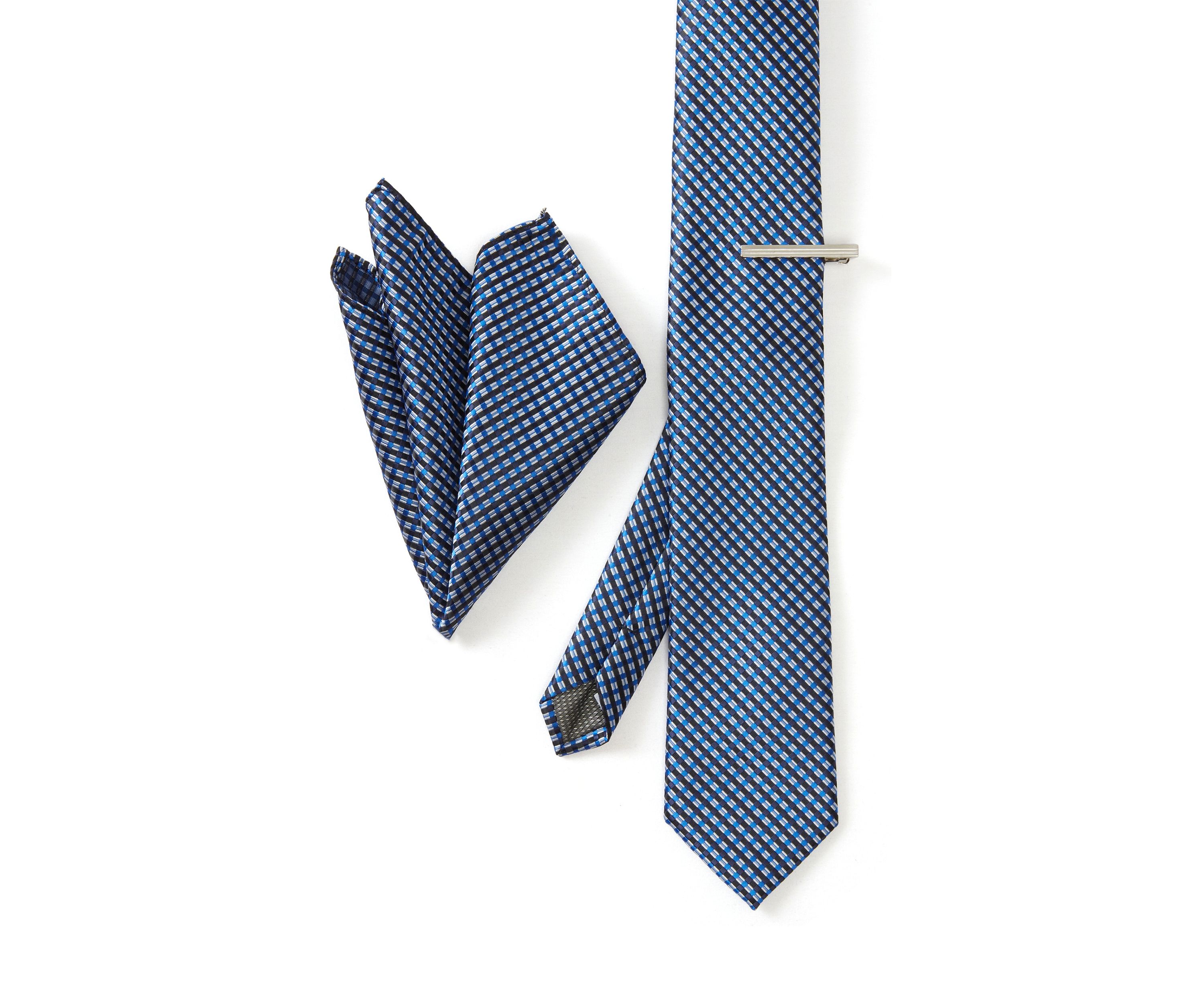 Big & Tall Tie Hanky Bar Set
