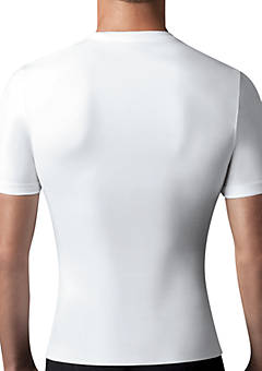Spanx Cotton Compression T-Shirt Hard Core in White