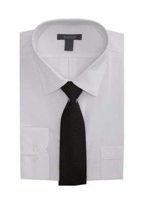 Madison Slim Stretch Dress Shirt with Tie Set | belk