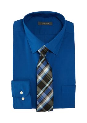 mens slim fit shirt and tie sets